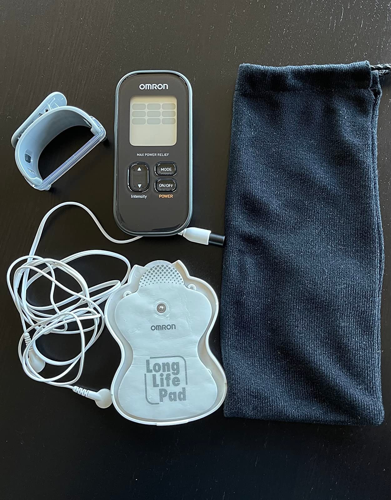 Omron Max Power Relief TENS Unit Muscle Stimulator for Drug-Free Pain Relief - Portable Electric Massager for Muscles and Joints - Includes 2 Reusable TENS Unit Pads customer photo 2
