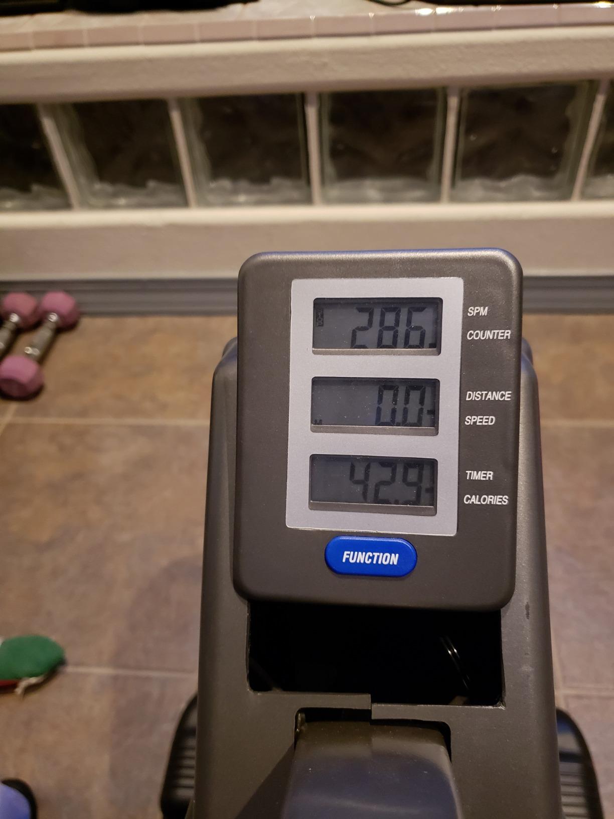 Stamina ATS Air Rower, Grey - Smart Workout App, No Subscription Required - Foldable Rowing Machine for Home Use customer photo 1