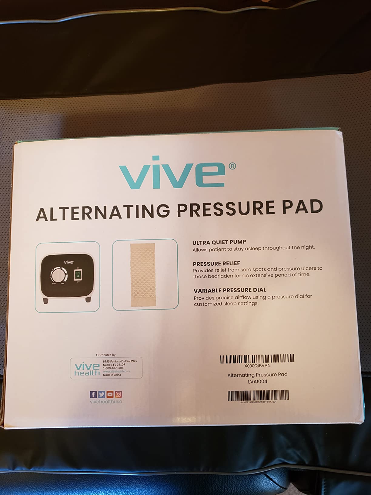 Vive Alternating Air Pressure Mattress Pad - The Original Bed Sore Solution | Dr. Recommended Hospital Bed Topper for Bedridden Patients - Includes Waterproof, Breathable Ulcer Cushion & Quiet Pump customer photo 2