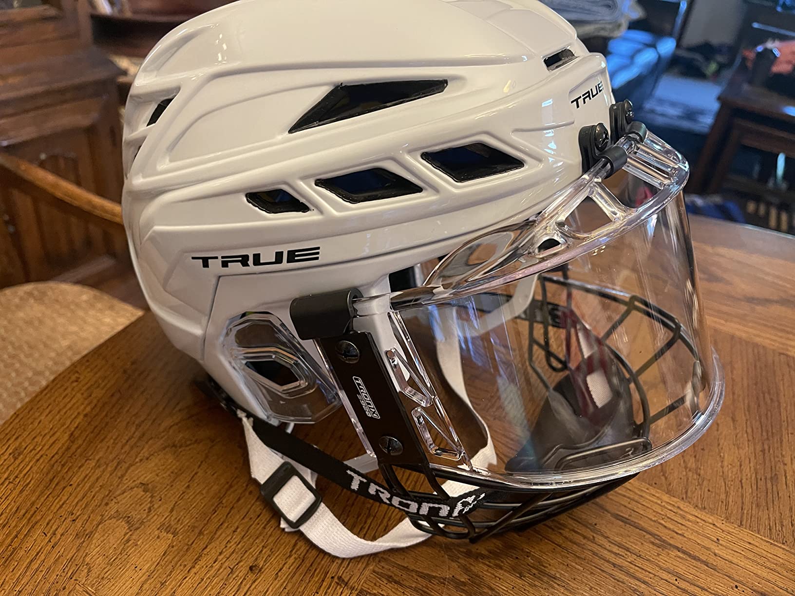 TronX S920 Senior Full Hockey Helmet Cage & Shield Clear Certified Anti-Fog/Anti-Scratch Combo Hybrid - Upgraded New 2025 Model customer photo 2