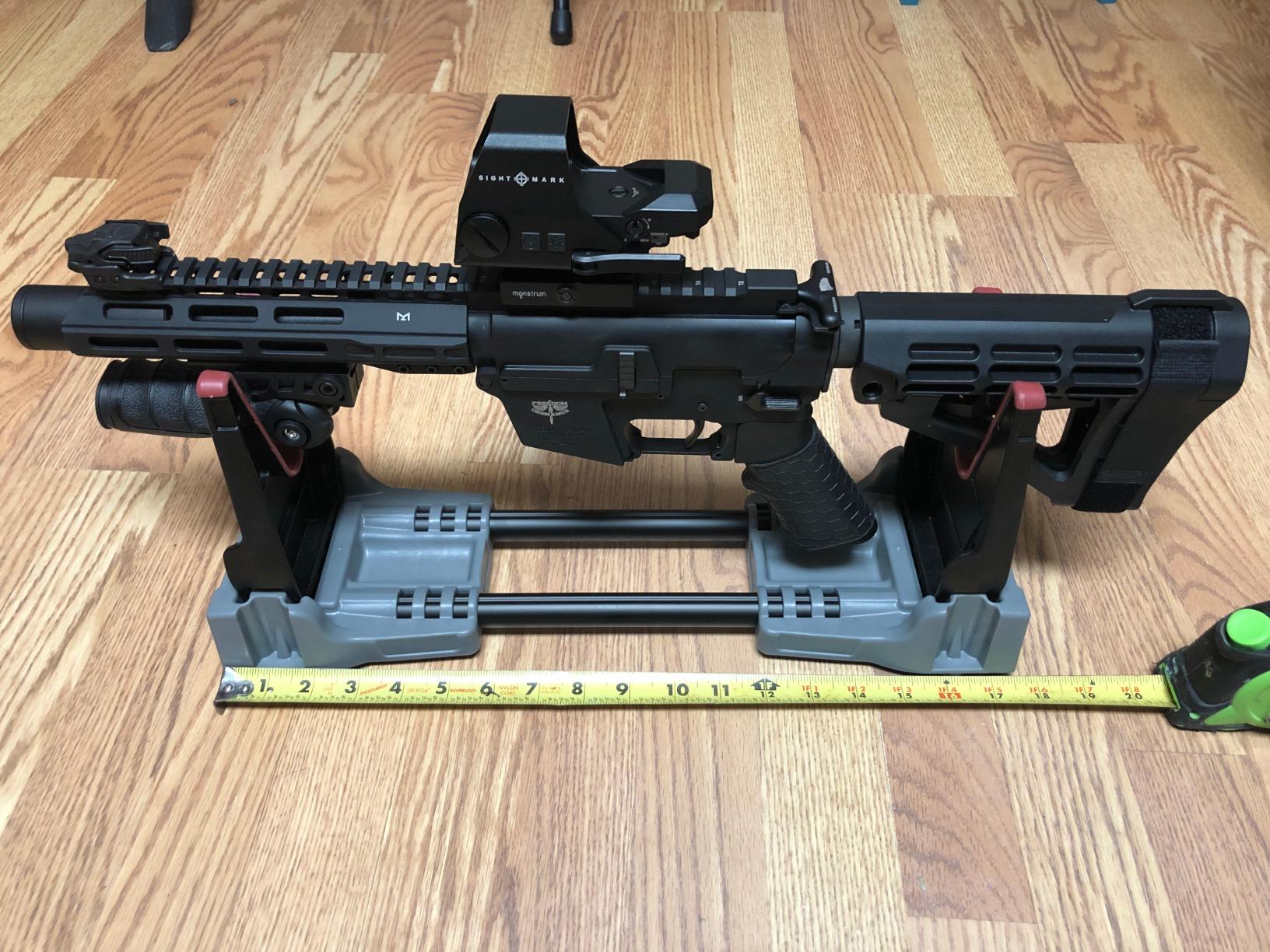 Tipton Compact Range Vise with Folding Forks and Non-Marring Cradle for Easy Transport, Firearm Cleaning and Maintenance, 11-1/4-17-3/4 inches customer photo 1