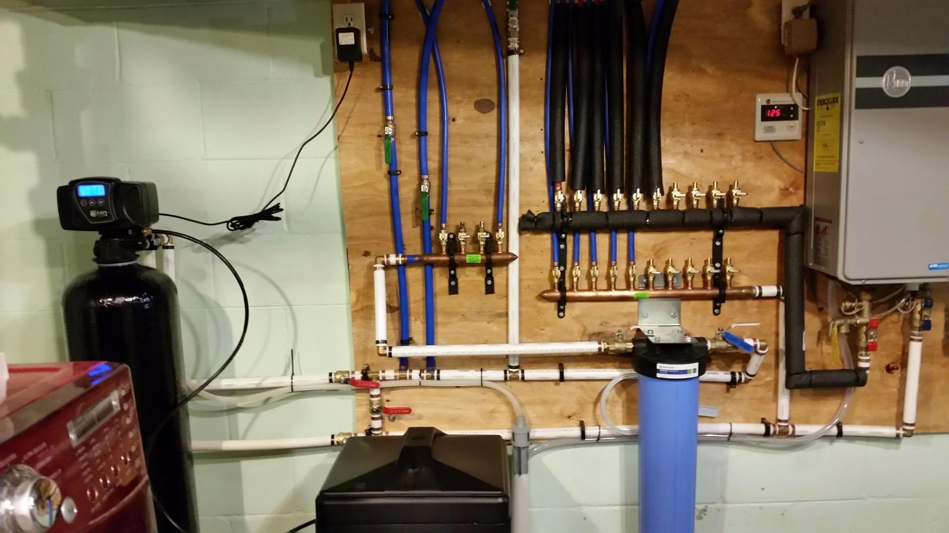 AFWFilters Fleck 5600 SXT Digital Water Softener with 10% Crosslink Resin | Complete System: 48K Grain, Metered On-Demand Control, Chlorine-Resistant, Brine Tank & Bypass Included, Whole House Ready customer photo 2
