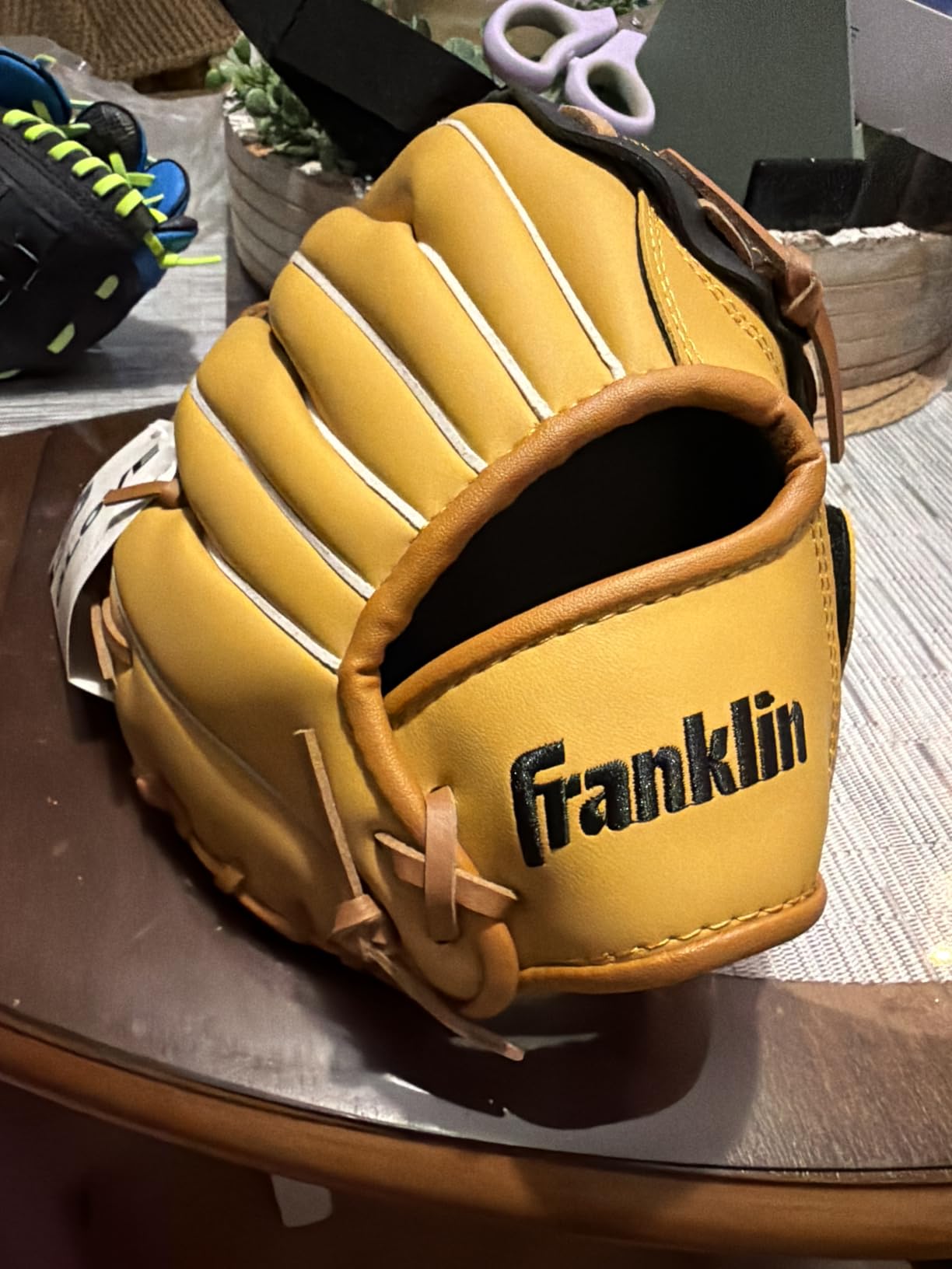 Franklin Sports Field Master Baseball + Softball Glove - Field Master Adult + Youth Baseball + Softball Mitt customer photo 1