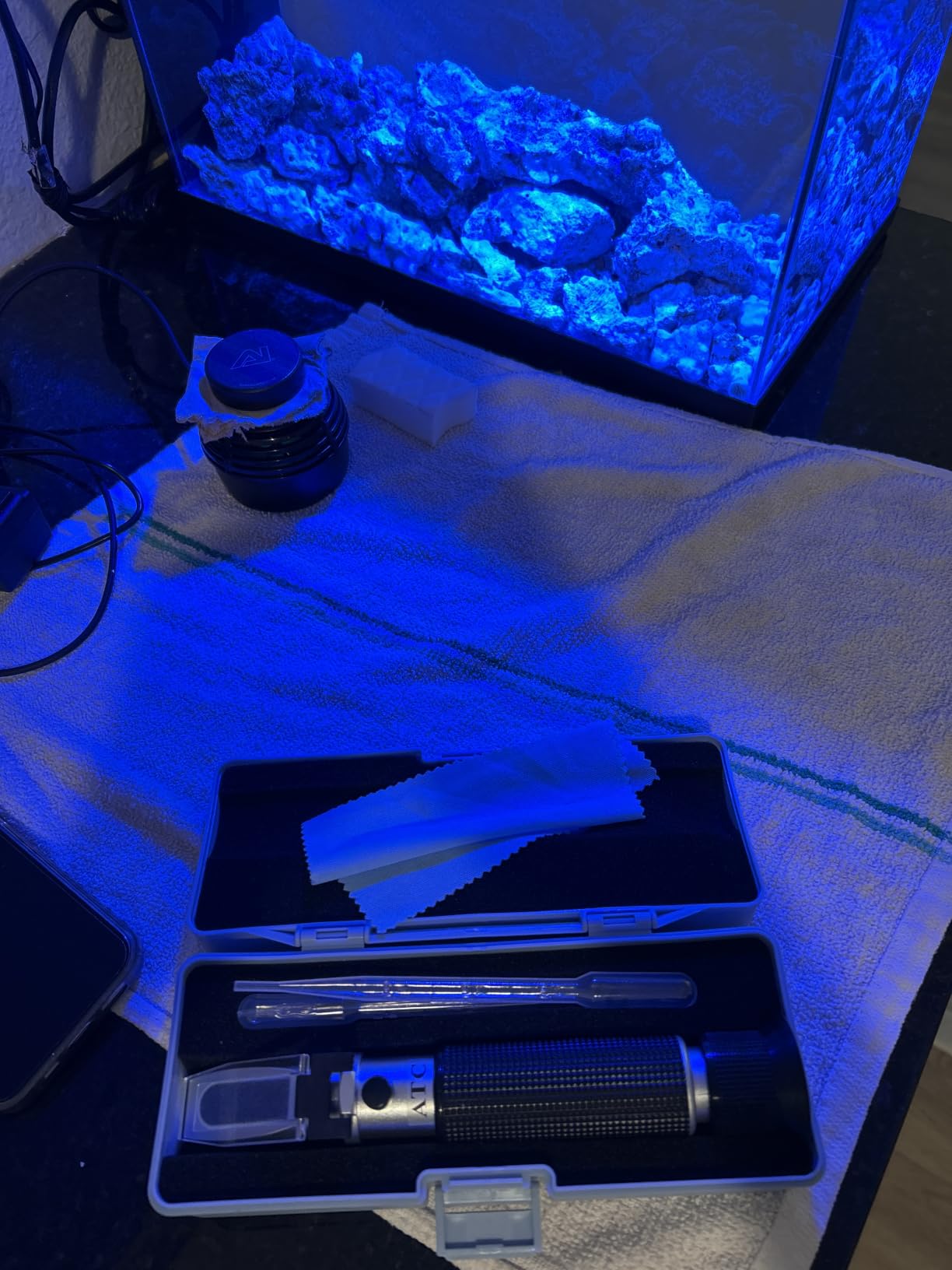 Agriculture Solutions Salinity Refractometer for Seawater and Marine Fishkeeping Aquarium 0-100 PPT with Automatic Temperature Compensation customer photo 1
