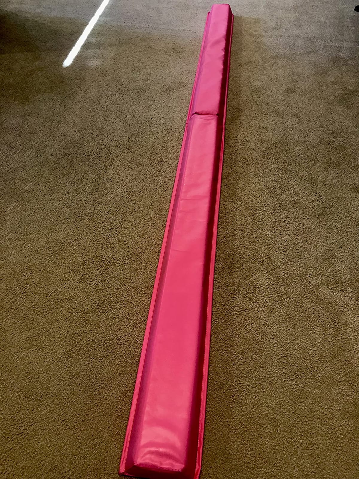 We Sell Mats 9 ft Folding Foam Balance Beam Bar, Portable Gymnastics Equipment for Gymnast, Children or Cheerleaders customer photo 2
