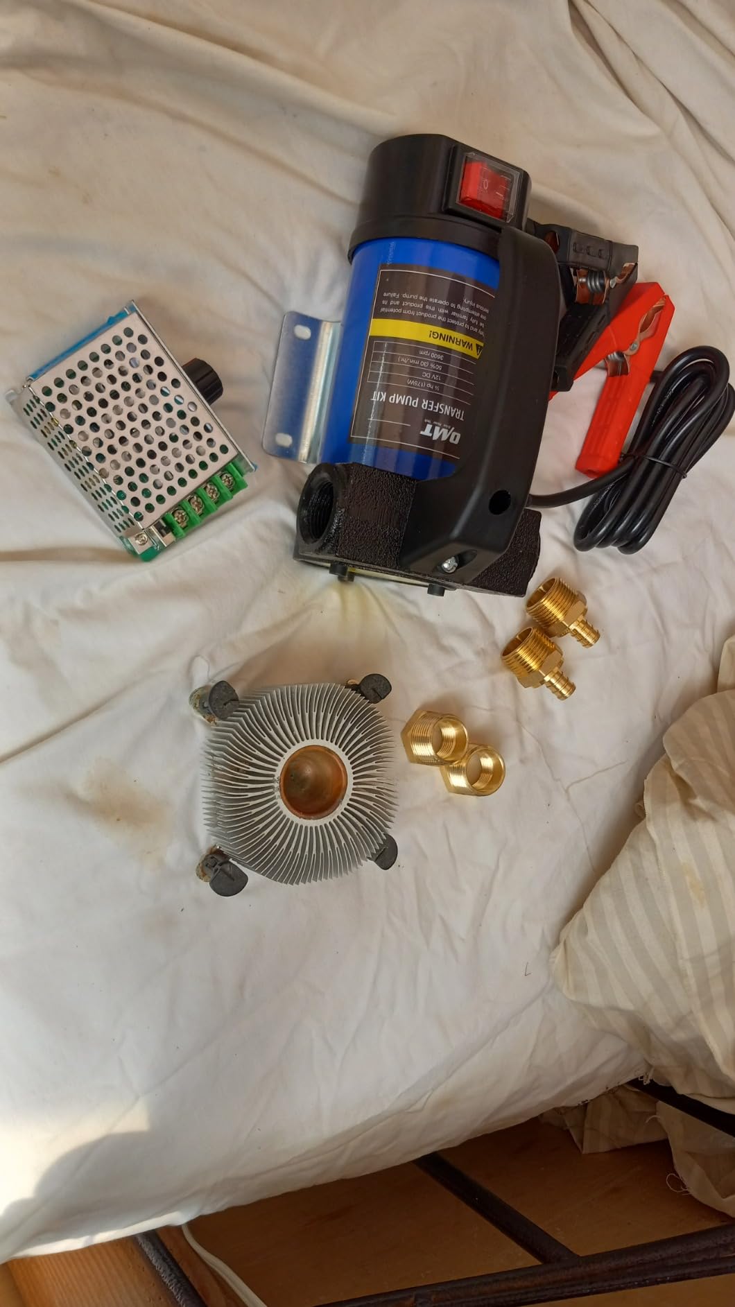 OMT Diesel Transfer Pump, 12V Fuel Transfer Pump with Nozzle Hoses | Self Priming DC Electric Fuel Pump Kit for Transferring Diesel, Kerosene, Oil customer photo 2