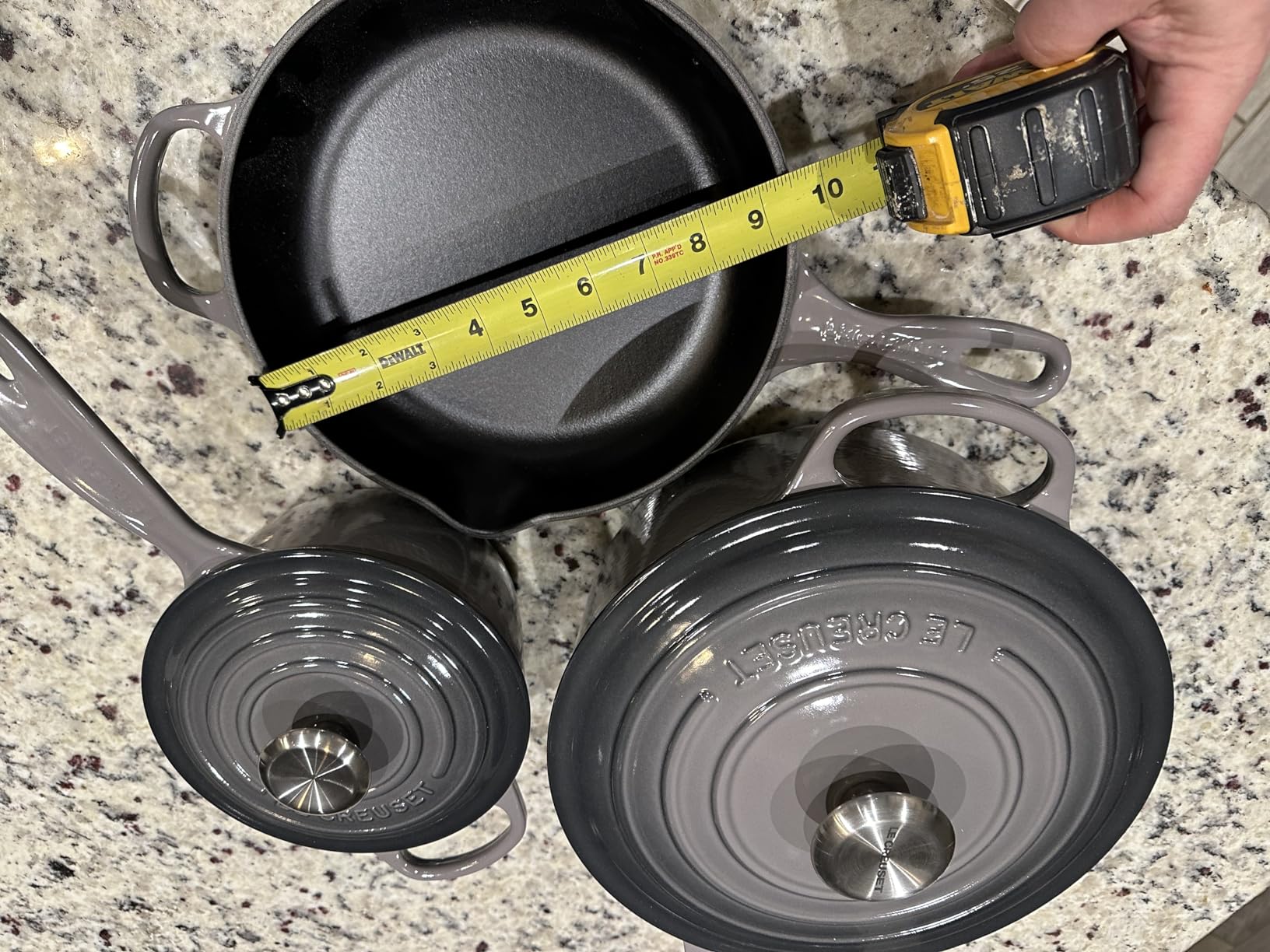 Le Creuset Enameled Cast Iron Signature Cookware Set, 5 pc., Marseille customer photo 2