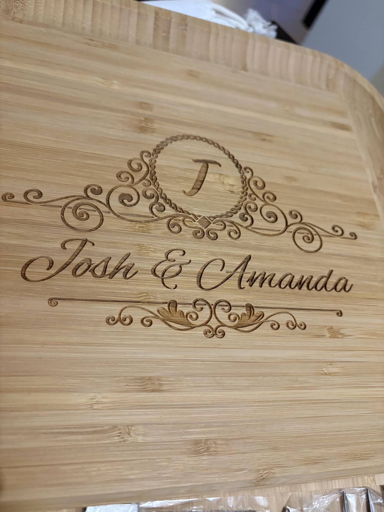 Bambüsi Charcuterie Boards - Large Bamboo Charcuterie Board Set with Knives Serving Accessories, Cheese Tray - House Warming Gifts New Home, Wedding Gift, Bridal Shower Gifts, Birthday Gifts Women Men customer photo 1