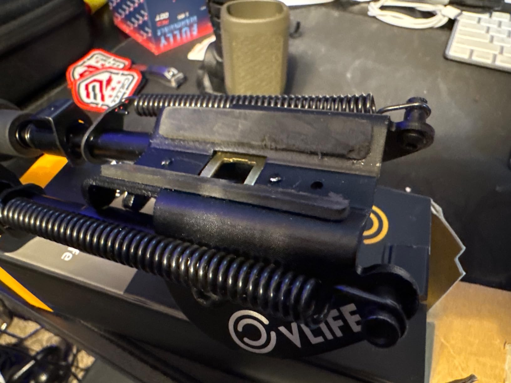 CVLIFE 6-9 Inches Picatinny Bipod Adjustable Spring Return with Picatinny Adapter customer photo 2