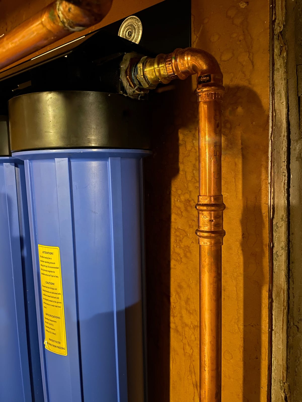 iSpring WGB32BM Iron, Manganese Whole House Water Filter System | Reduces Iron, Manganese, Chlorine, Sediment, Taste and Odor, 1-Inch Inlet/Outlet, Lasts up to 12 Months or 100K Gallons customer photo 2