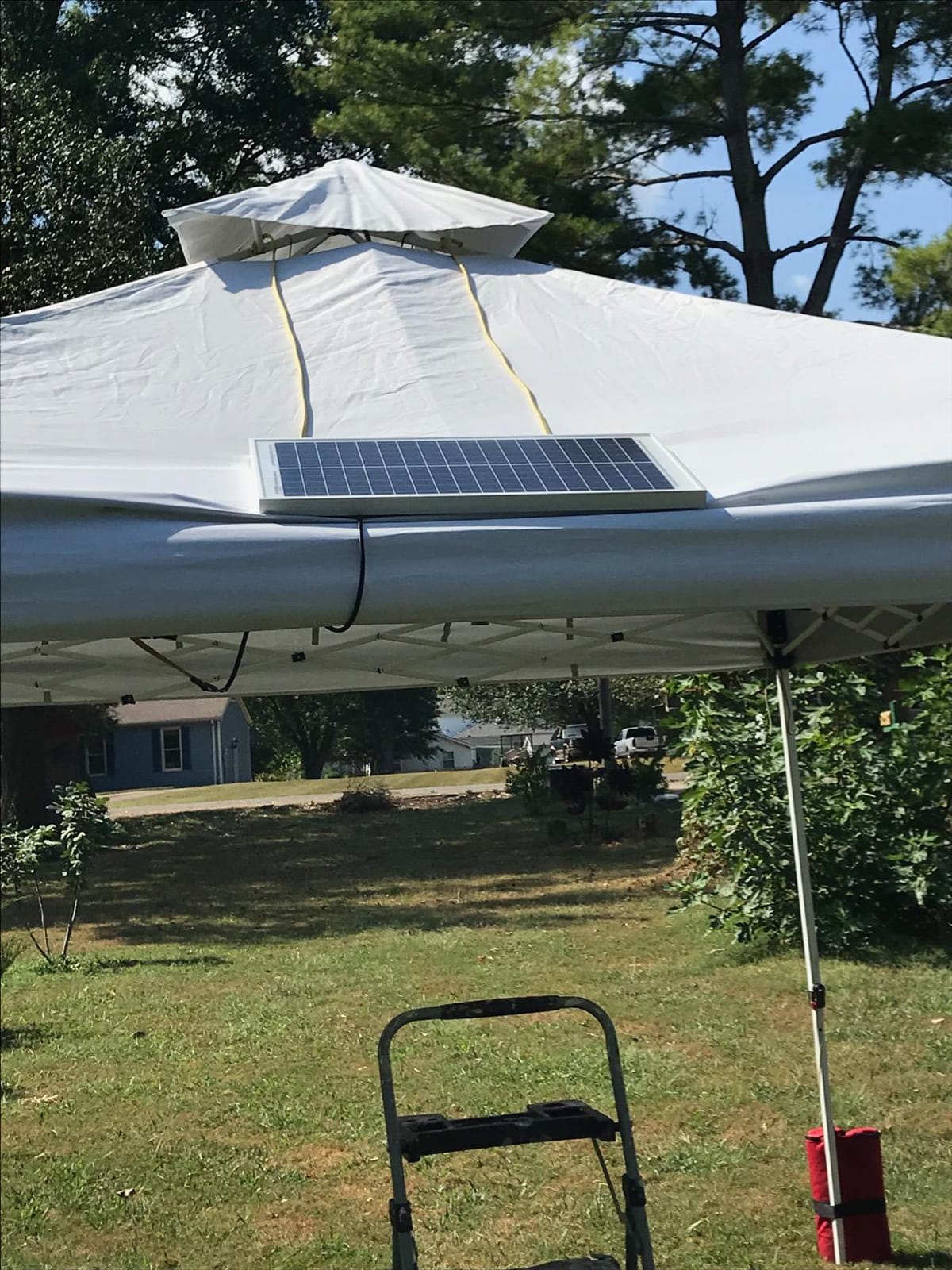 Amtrak Solar 12-Inch Solar Attic Exhaust Fan - USA-Made, Plug & Play, Whisper-Quiet Ventilation for Attic, Garage, Shed, Greenhouse (Fan Only) customer photo 2
