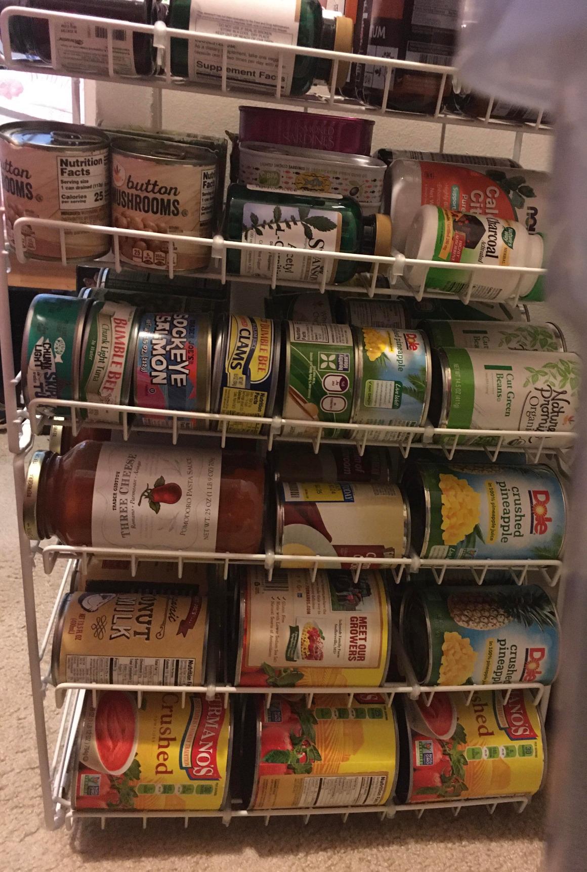 Simple Houseware 3-Tier Stackable Can Organizer Rack Hold 36 Cans, Chrome customer photo 1