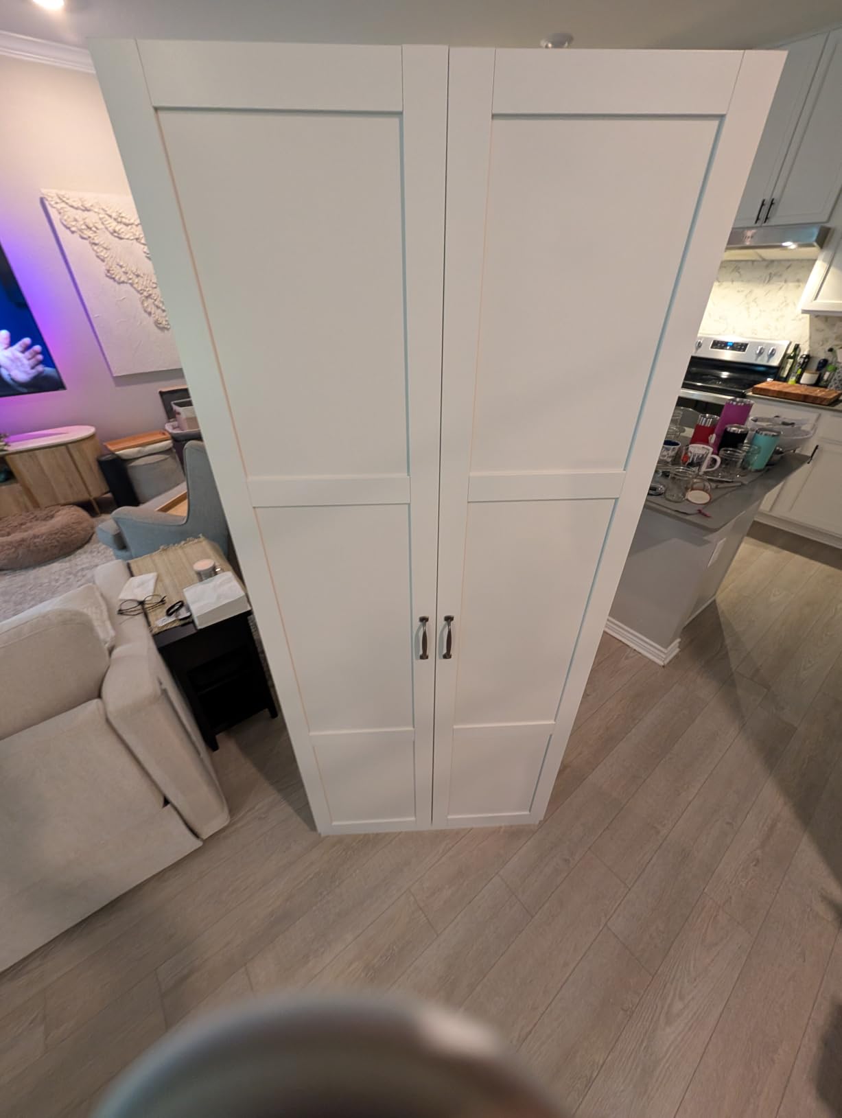 Sauder Select Storage Cabinet/ Pantry cabinets, White finish customer photo 1