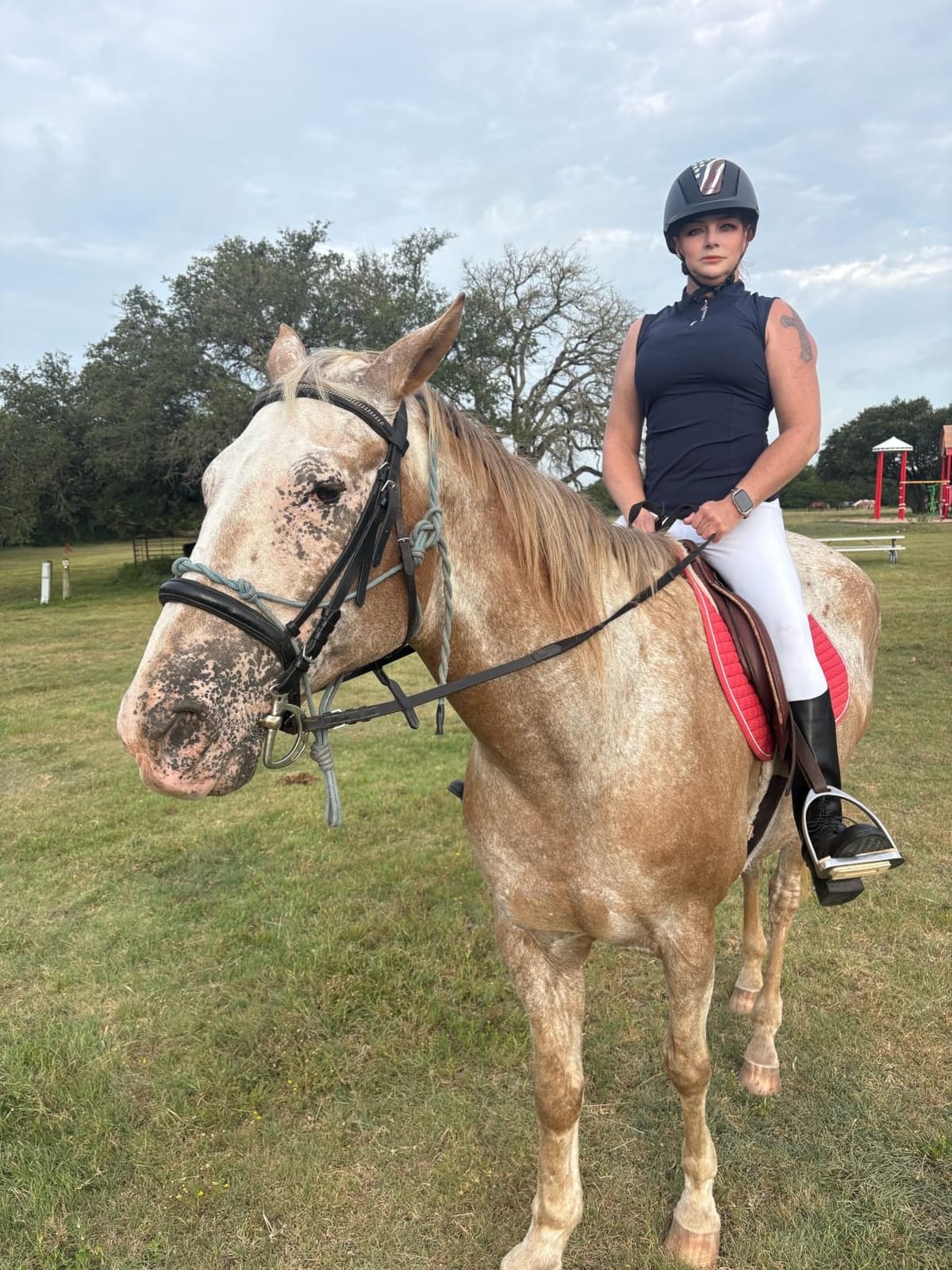 Troxel Spirit Duratec Full Coverage Horse Riding Helmet, Low-Profile Adjustable Design, Safety Horseback Riding Gear customer photo 2