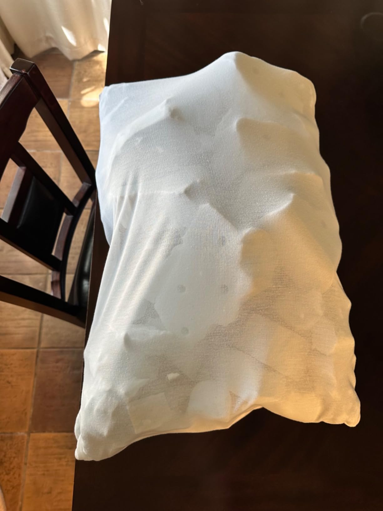 Bluewave Bedding Ultra Slim Gel Memory Foam Pillow for Stomach and Back Sleepers - Thin, Flat Design for Cervical Neck Alignment and Deeper Sleep (2.75-Inches Height, Standard Size) customer photo 1