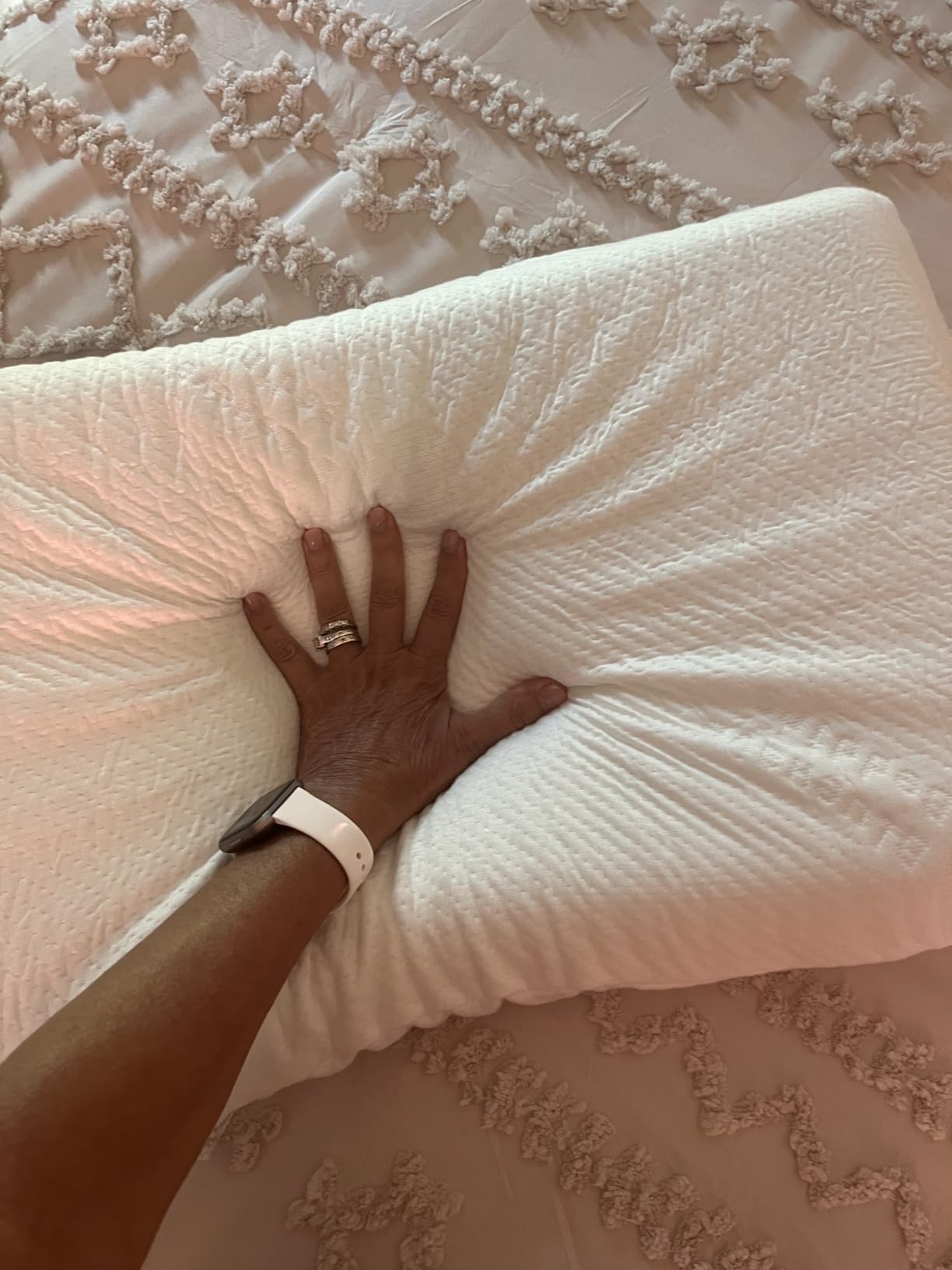 Bluewave Bedding Ultra Slim Gel Memory Foam Pillow for Stomach and Back Sleepers - Thin, Flat Design for Cervical Neck Alignment and Deeper Sleep (2.75-Inches Height, Standard Size) customer photo 2