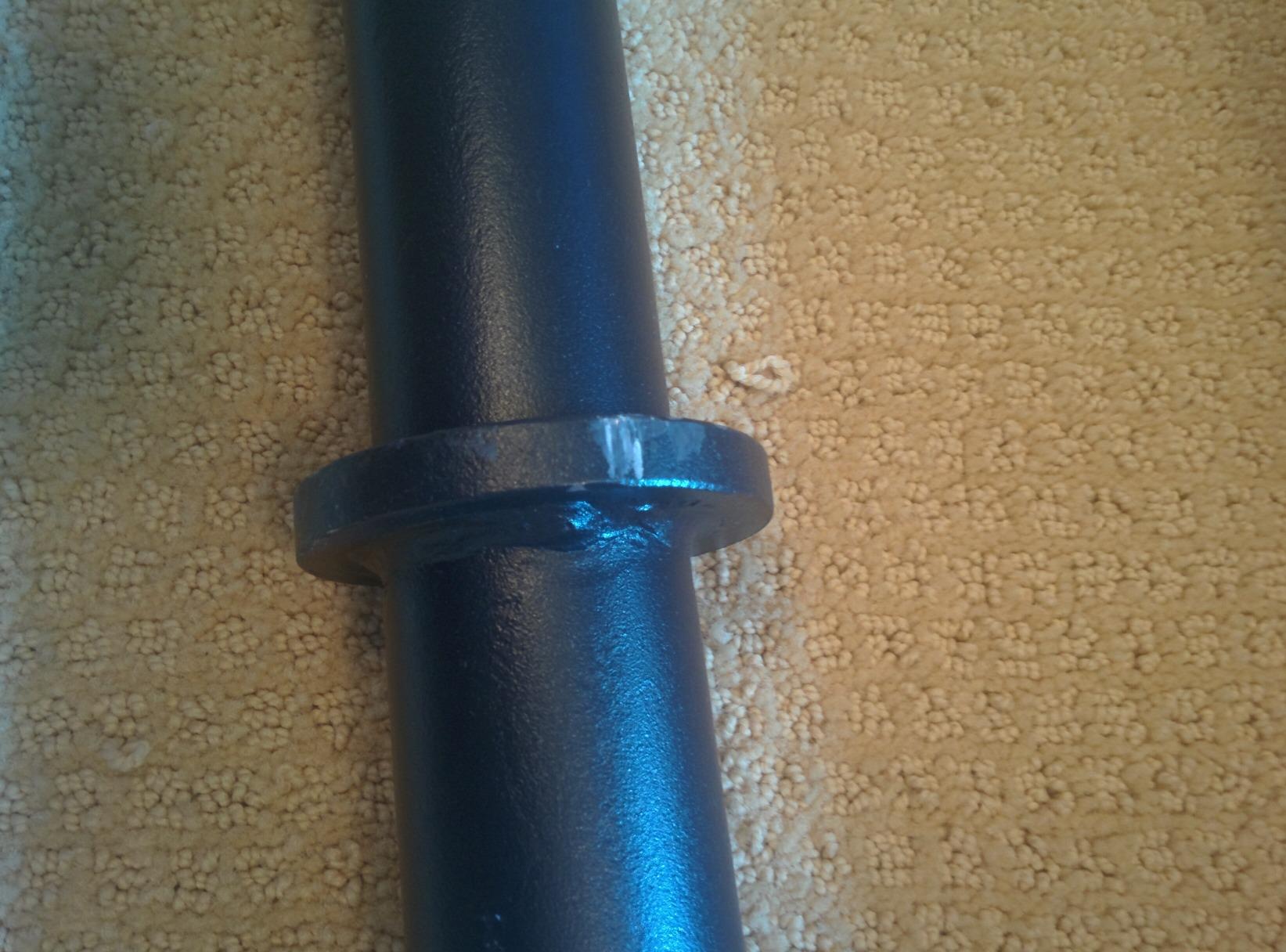 Titan Fitness Axle Barbell, Fat Grip Strength Training, Olympic Bar, Powder-Coated Steel customer photo 1