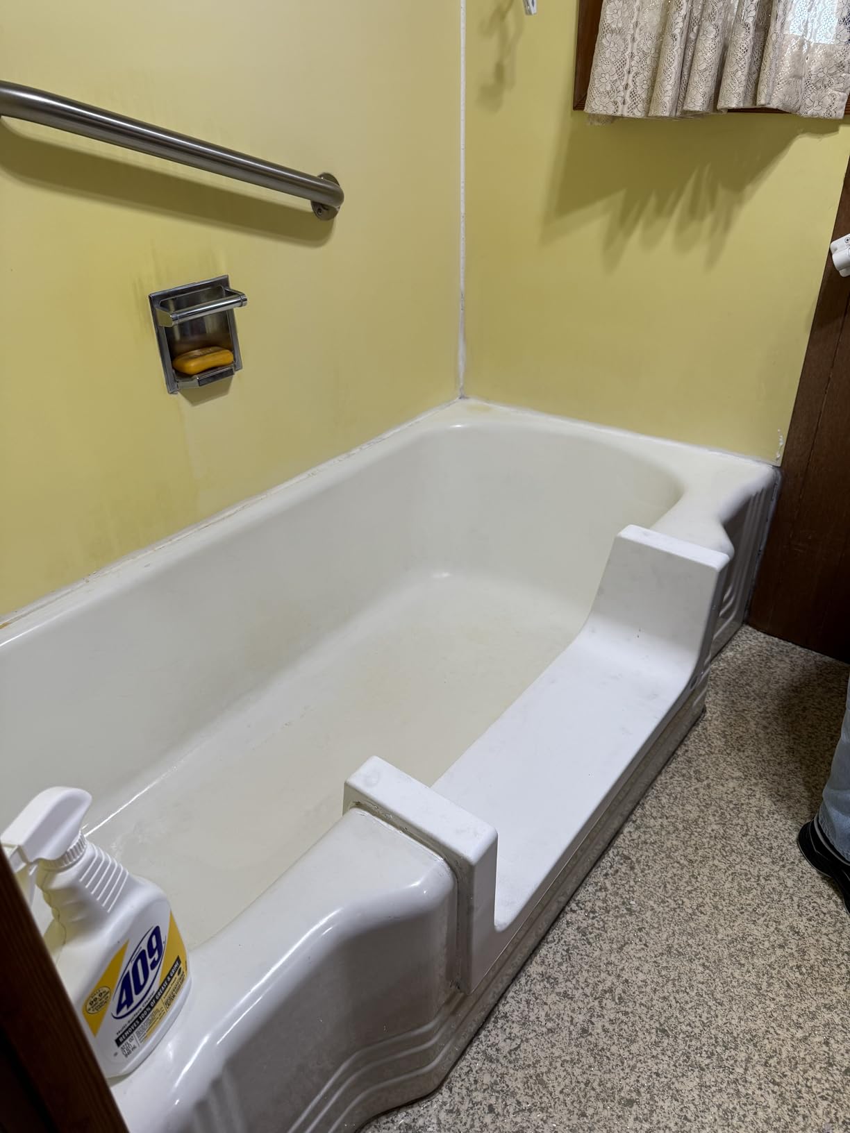 CleanCut Step Tub Conversion Kit, White, Large | Converts an existing bathtub into a safer step-through entry. customer photo 2