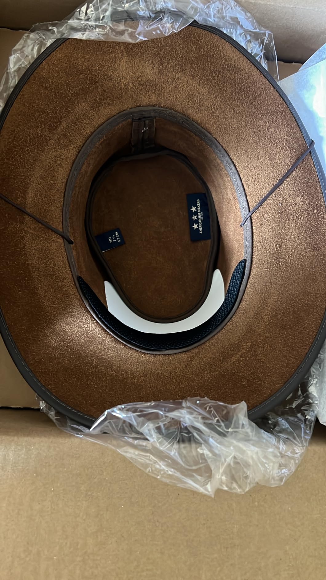 Crusher Leather Outback Hat for Men & Women | Packable Waterproof UPF 50 | Wide Brim Crushable, Packable Leather Outback Hat | Waterproof Oilskin, UPF 50 | American Hat Makers customer photo 1