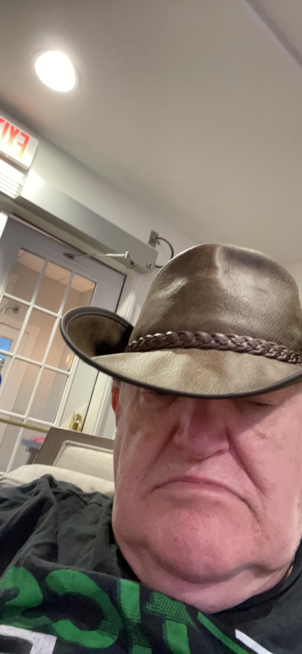 Crusher Leather Outback Hat for Men & Women | Packable Waterproof UPF 50 | Wide Brim Crushable, Packable Leather Outback Hat | Waterproof Oilskin, UPF 50 | American Hat Makers customer photo 2