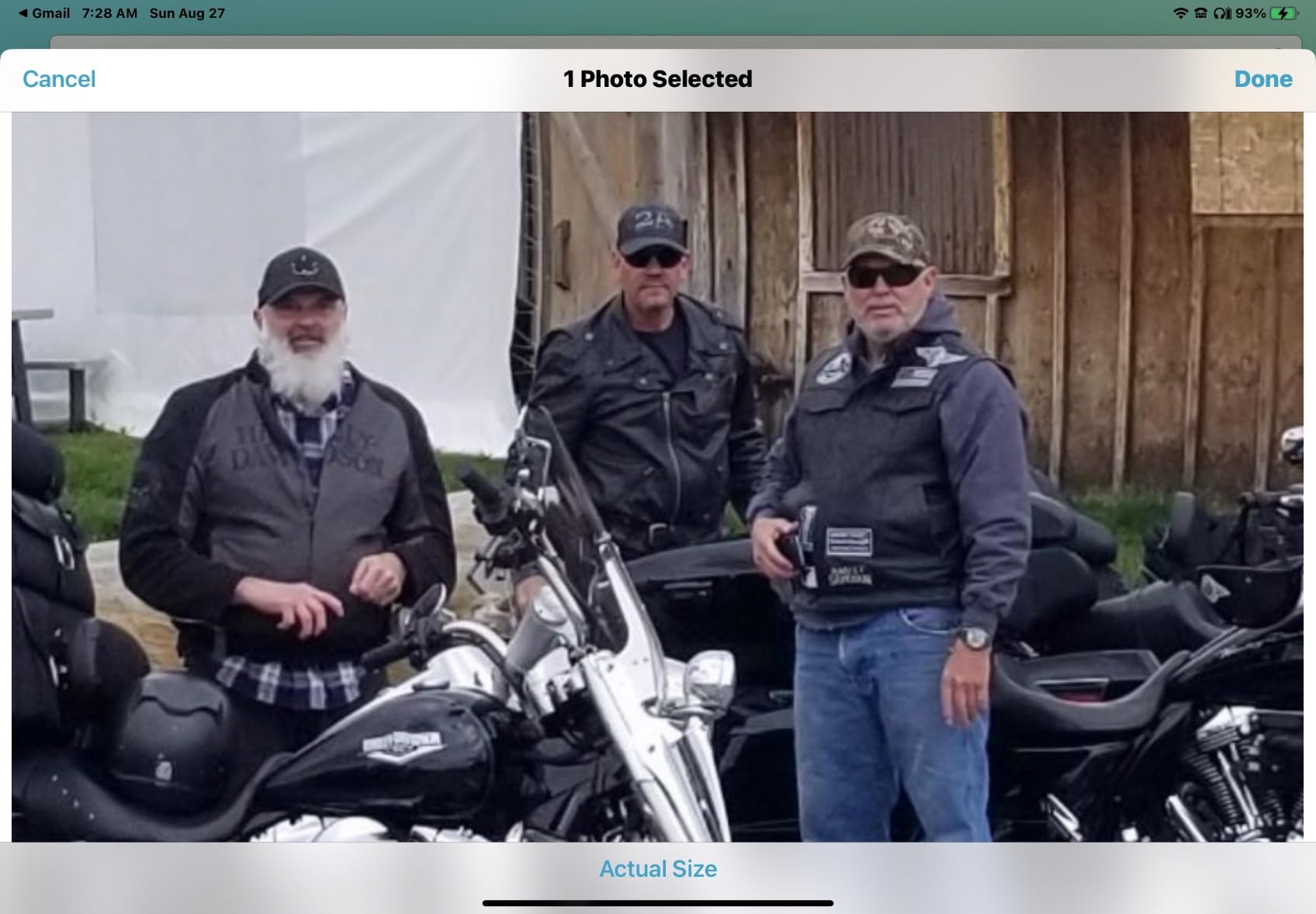 SOA Motorcycle Vest for Men, Premium Buffalo Leather, Back Armor, Inside Pockets, Biker Riding Club Vests, All Season customer photo 2
