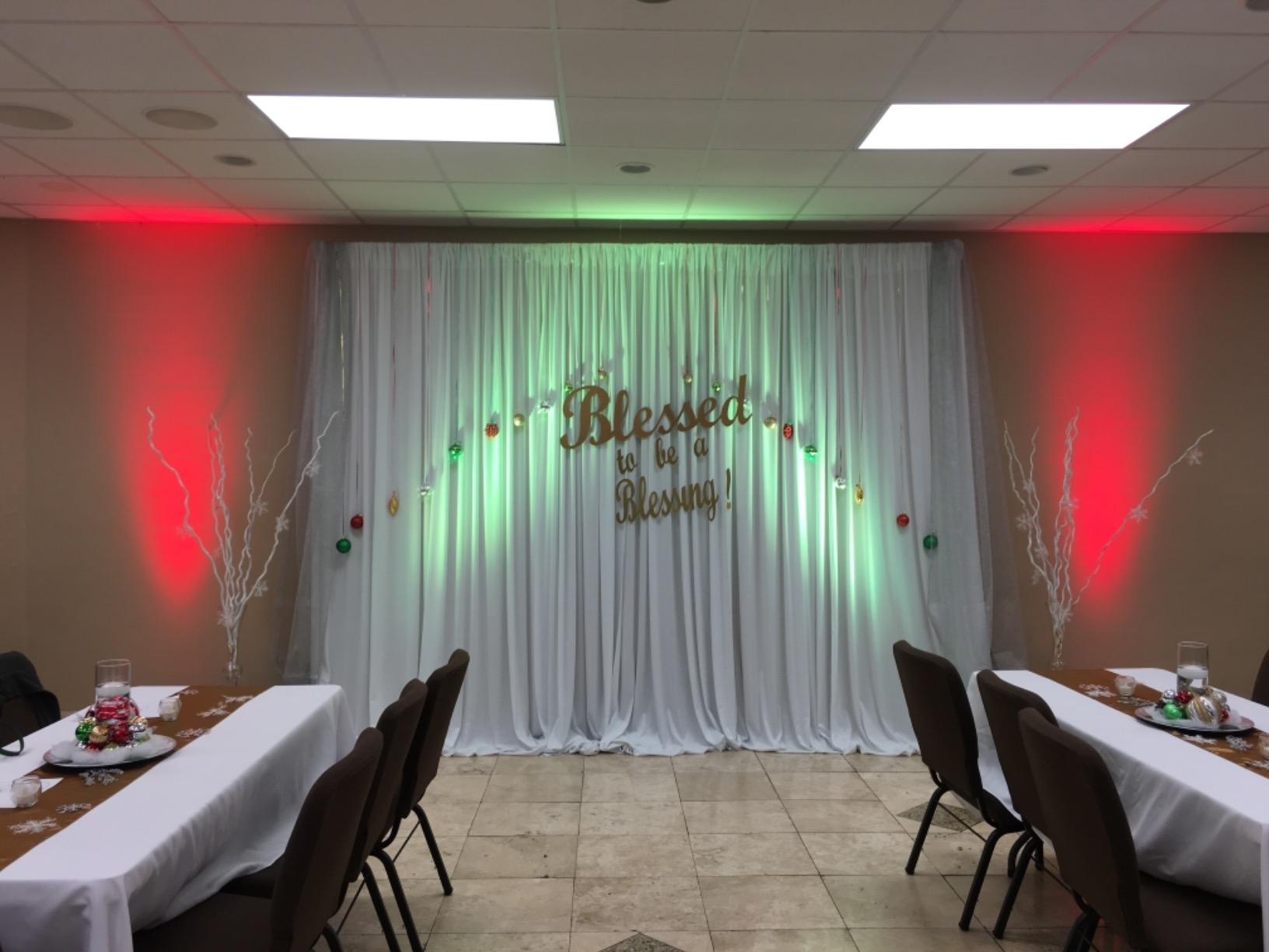 EMART 12x10Ft Heavy Duty Backdrop Stand, Adjustable Banner Stand for Photo | Background Stand Backdrop with 6 Clamps, Back Drop Stand for Party, Photo Studio, Wedding, Birthday, Exhibitions, Photography customer photo 2