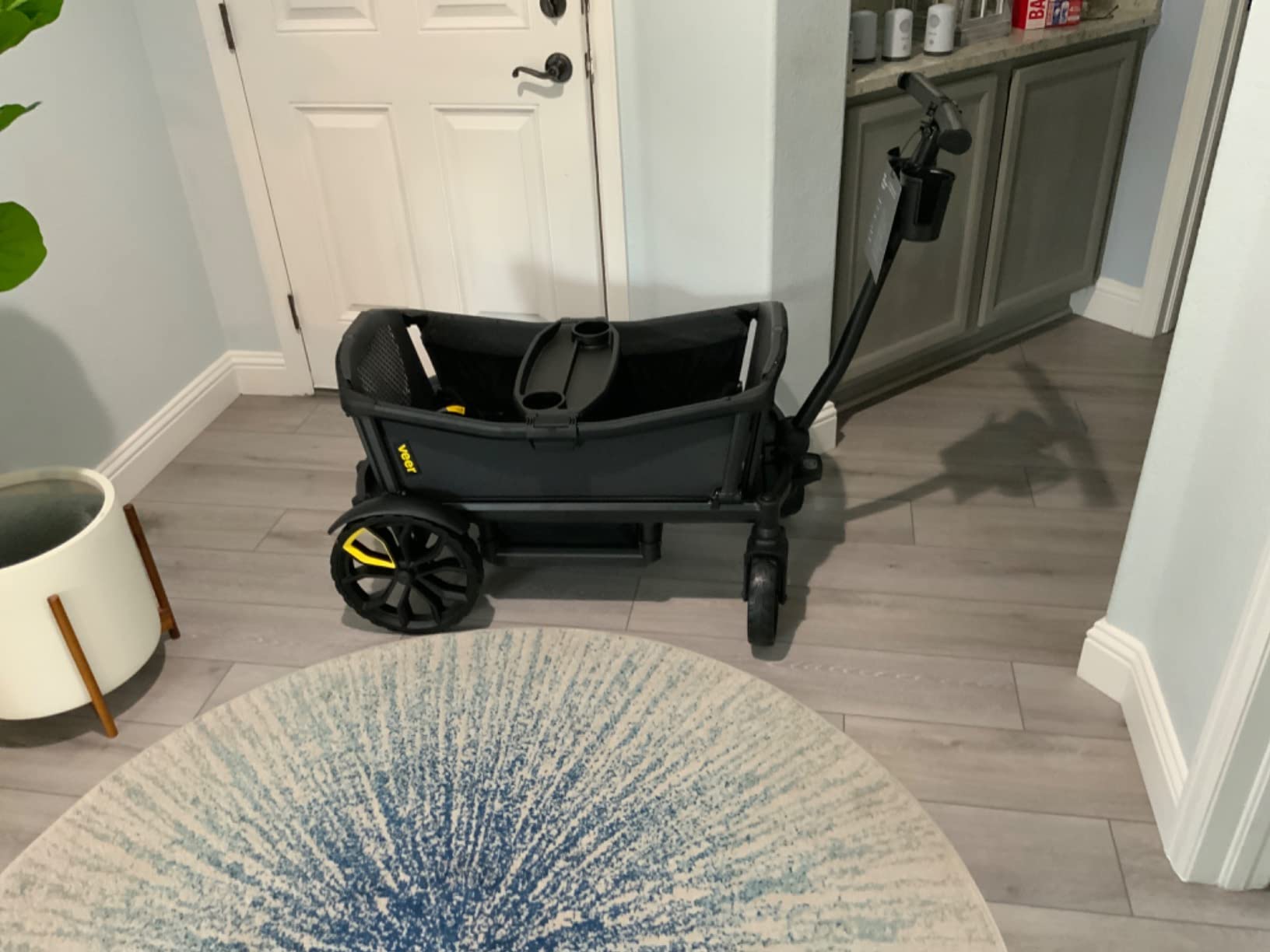 Veer All-Terrain Cruiser | Premium Off-Road Wagon Stroller for Babies, Toddlers, and Kids | Push/Pull/Push-Along Steering for Uneven Terrain | JPMA Certified | Lightweight and Collapsible | 2 Seats customer photo 1