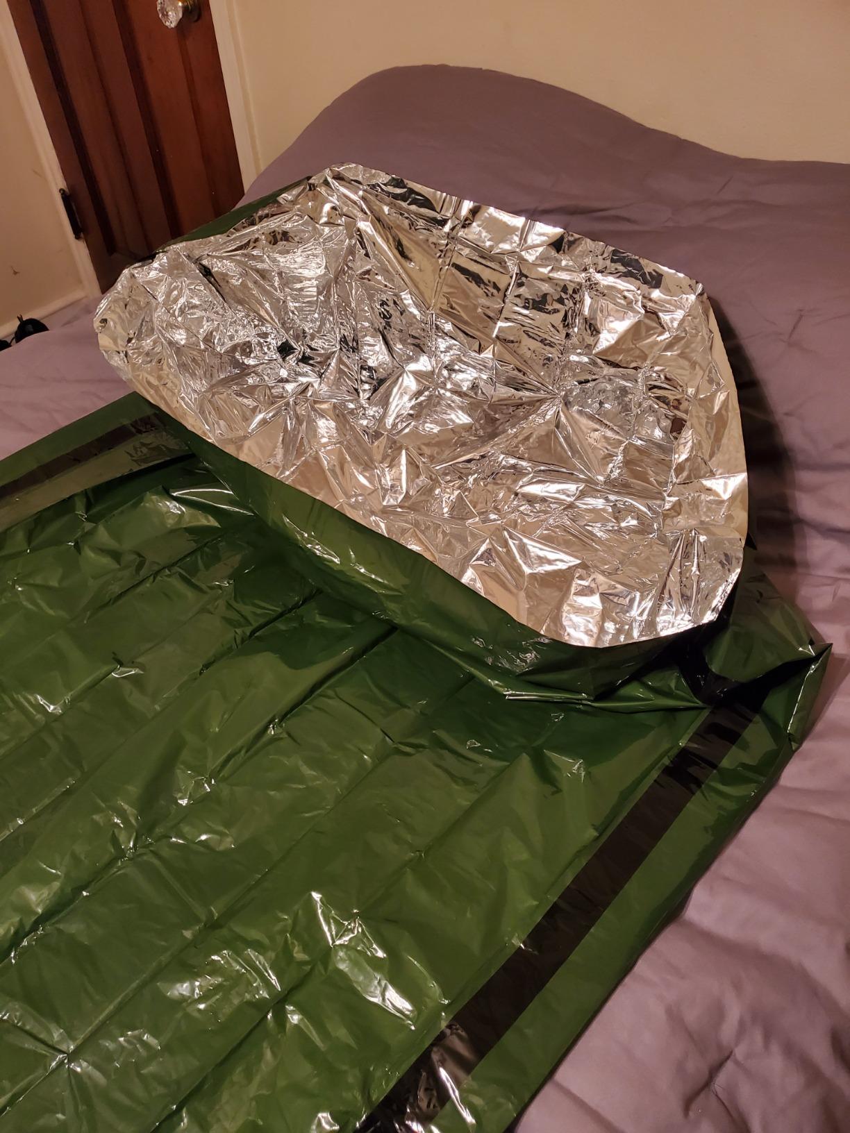 Go Time Gear Life Bivy Emergency Survival Sleeping Bag Thermal Bivy - Use as Emergency Bivy Sack, Survival Sleeping Bag, Mylar Emergency Blanket customer photo 2