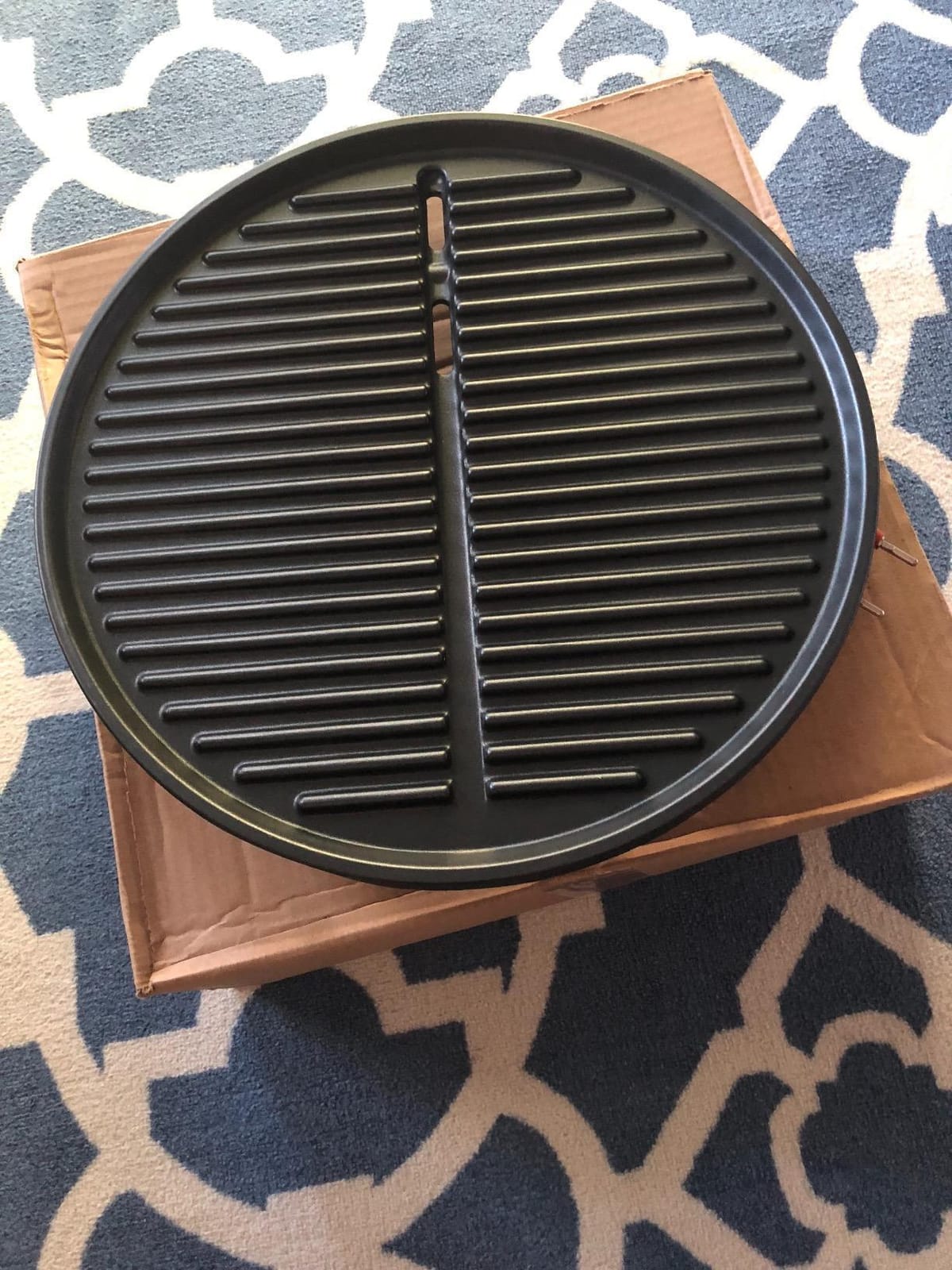 George Foreman Indoor/Outdoor Electric Grill with Stand, 15-Serving customer photo 2