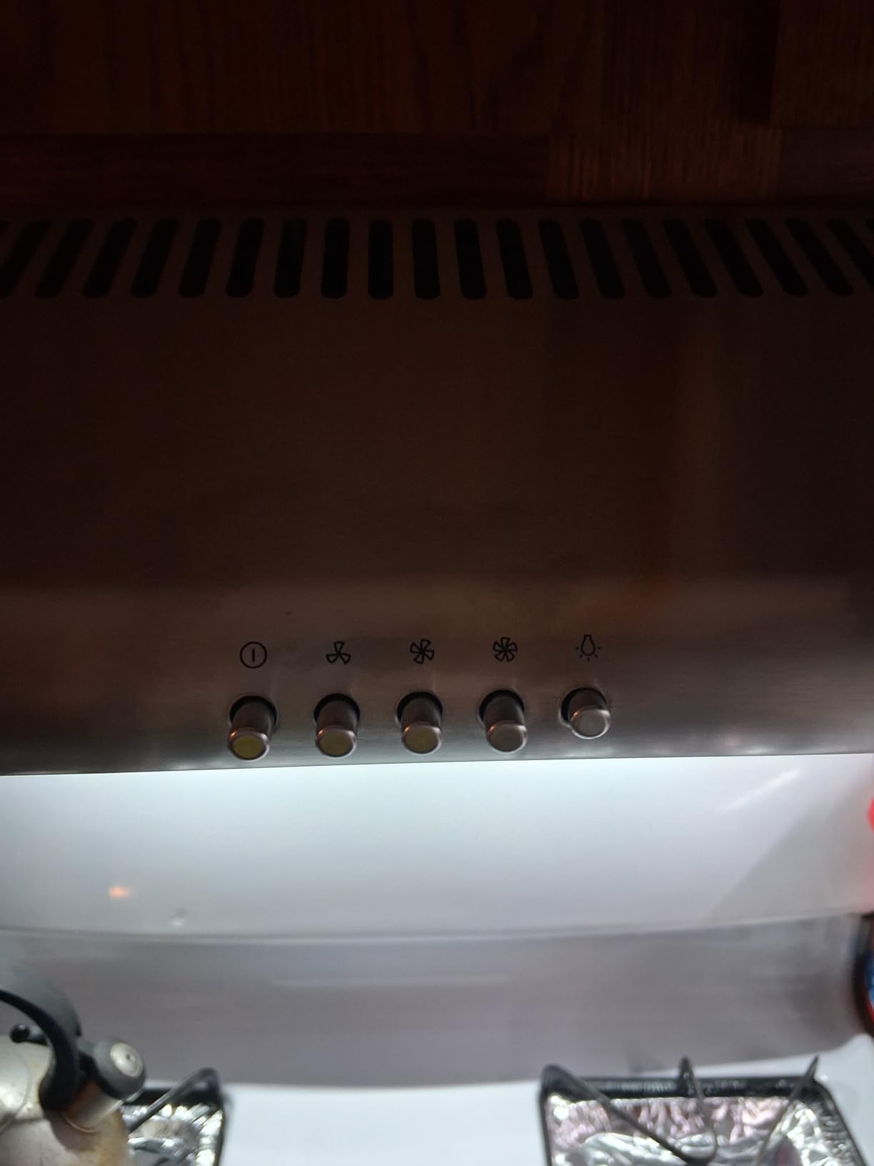 36 in. Delta Coll Ducted Under Cabinet Range Hood, Mesh Filters, Stainless | Cosmo COS-5MU36 Reusable Filters, LED Lighting, Push Button Controls, 3 Fan Speeds, Slim Profile, Top or Rear Venting customer photo 2