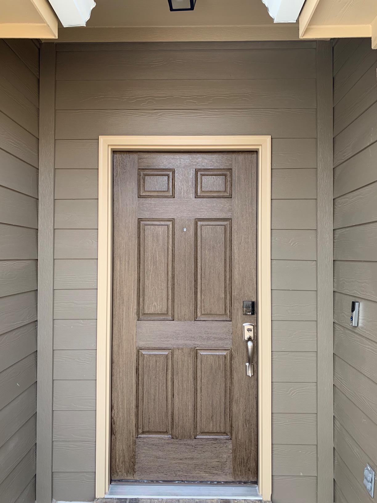 Kwikset Avalon Front Door Handle, Entry Handleset Exterior with Interior Reversible Lever, Satin Nickel customer photo 1