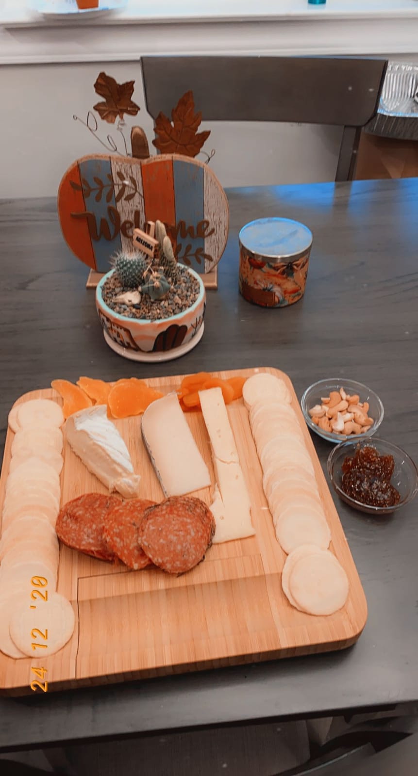 Charcuterie Board Gift Set, Bamboo Cheese Board With Cutlery, Includes Stainless Steel Serving Utensils, Cheese Platter and Serving Tray, Suitable for Wedding, Gift for Couples, and Housewarming Gifts customer photo 1