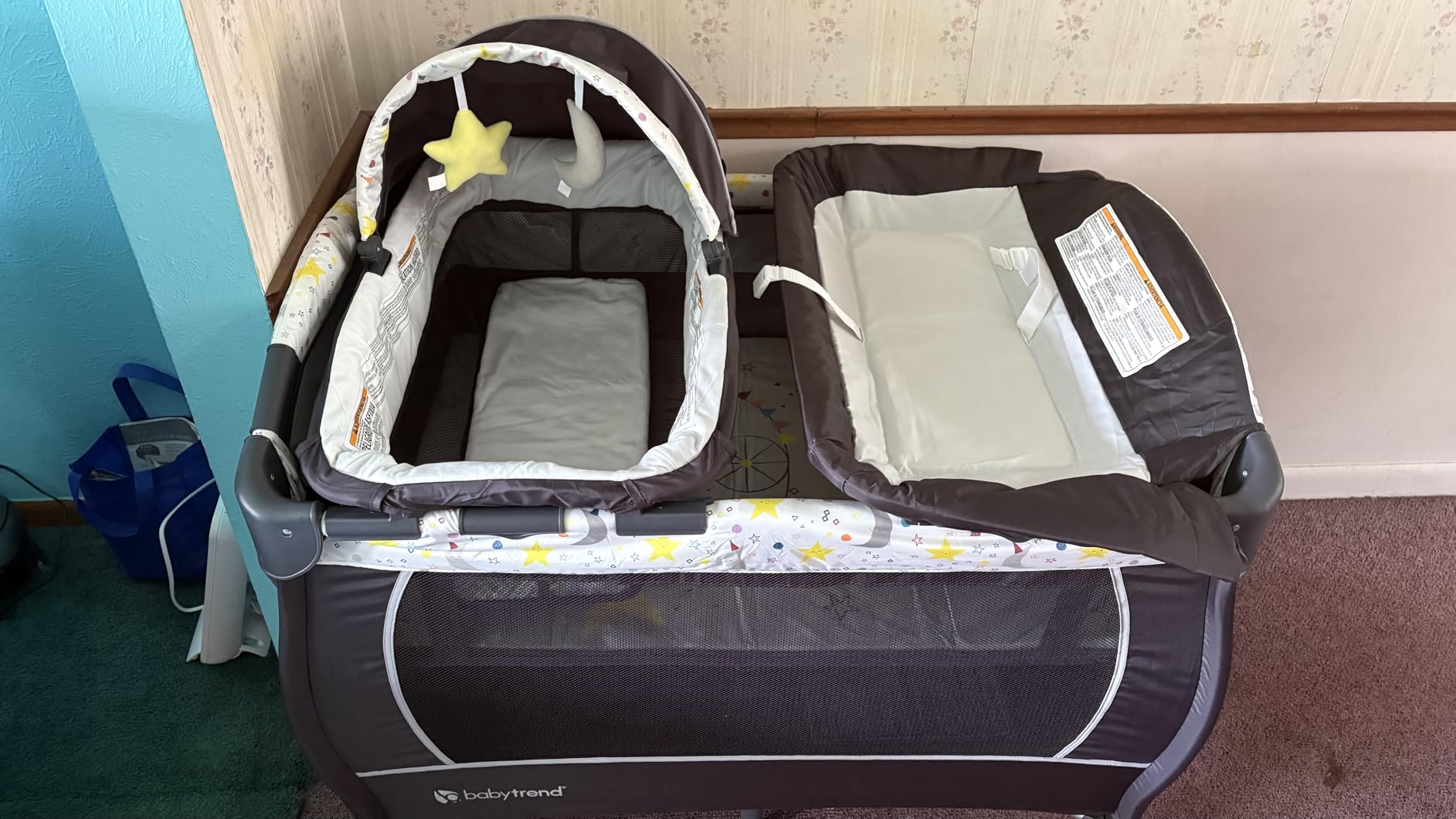 Baby Trend Lil' Snooze Deluxe II Nursery Center, Twinkle Twinkle Little Moon customer photo 1