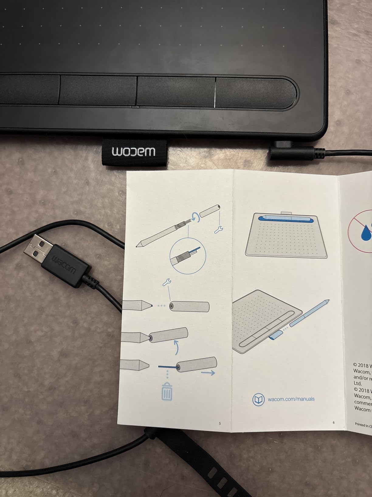 Wacom Intuos Small, Wired Graphic Drawing Tablet with Pen + Software | Battery-free pen, 4 ExpressKeys for shortcuts, works with Mac, Windows & Chromebook; Ideal for creators, students & teachers customer photo 1