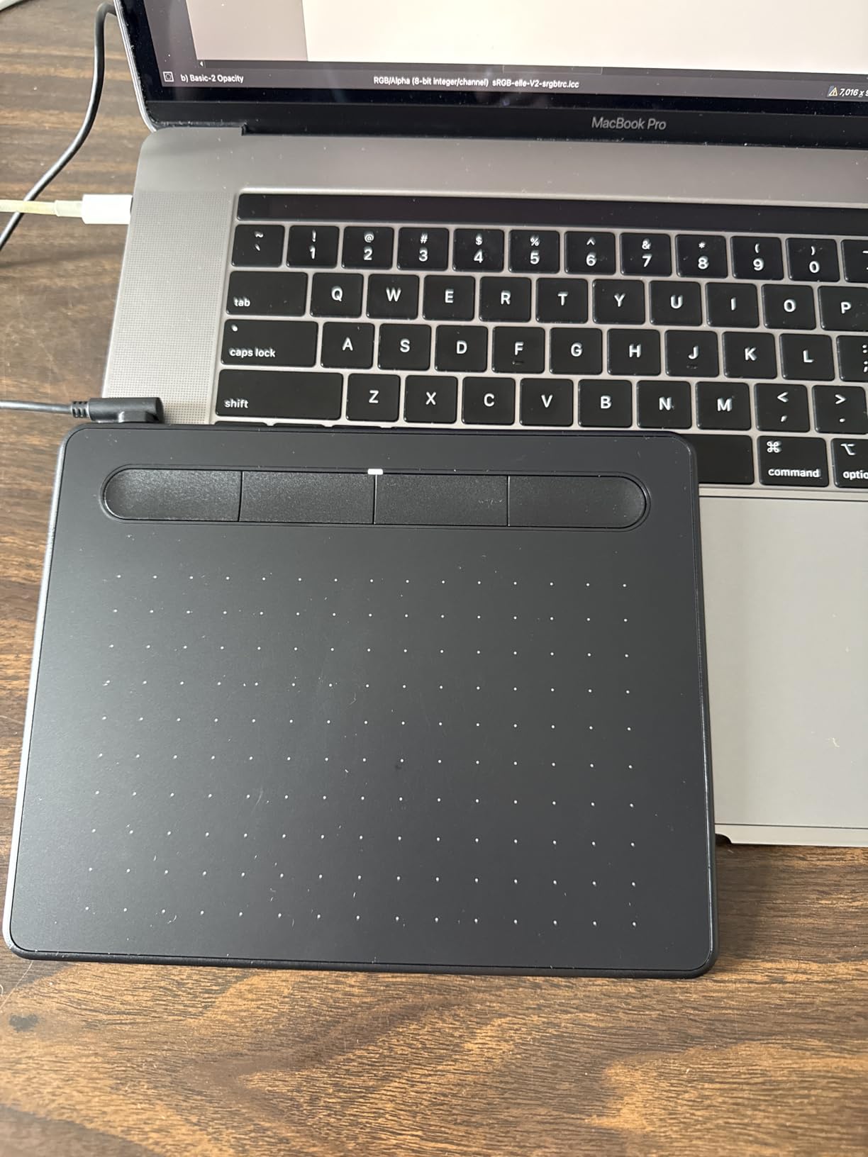 Wacom Intuos Small, Wired Graphic Drawing Tablet with Pen + Software | Battery-free pen, 4 ExpressKeys for shortcuts, works with Mac, Windows & Chromebook; Ideal for creators, students & teachers customer photo 2