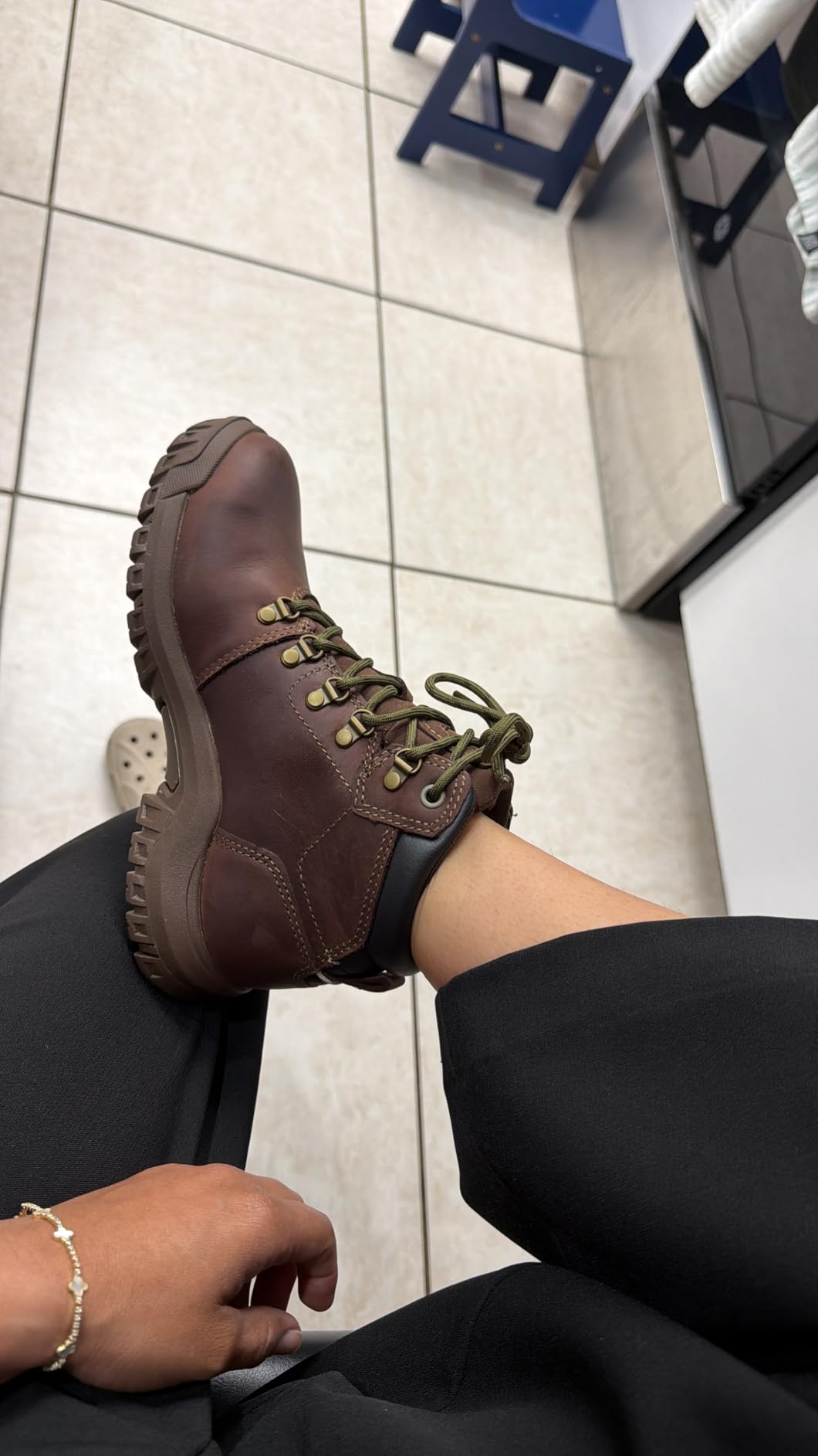 Cat Footwear Women's Mae Waterproof Steel Toe Work Boot customer photo 2