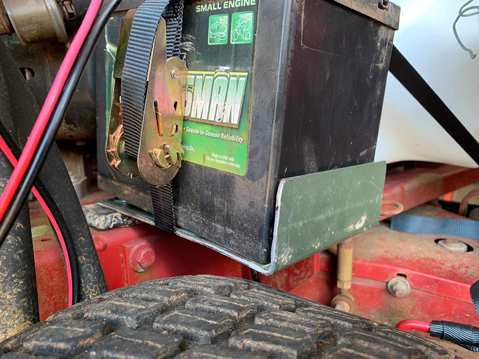 Master Mfg 15-Gallon ATV Broadcast Sprayer - 7ft Swath, 2.2GPM, 70PSI Max customer photo 1