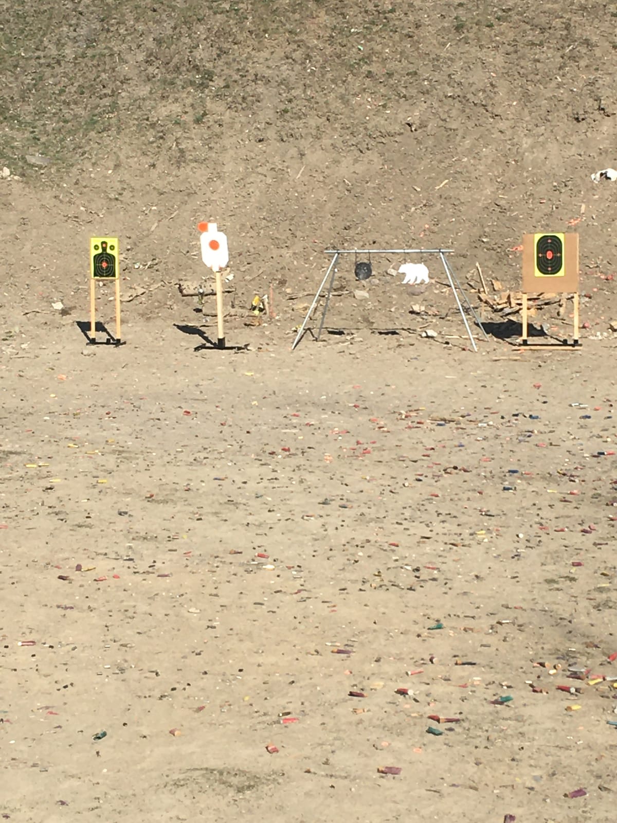 Birchwood Casey 2x4 Nested Steel Shooting Target Stand for Hanging Gong Targets customer photo 1