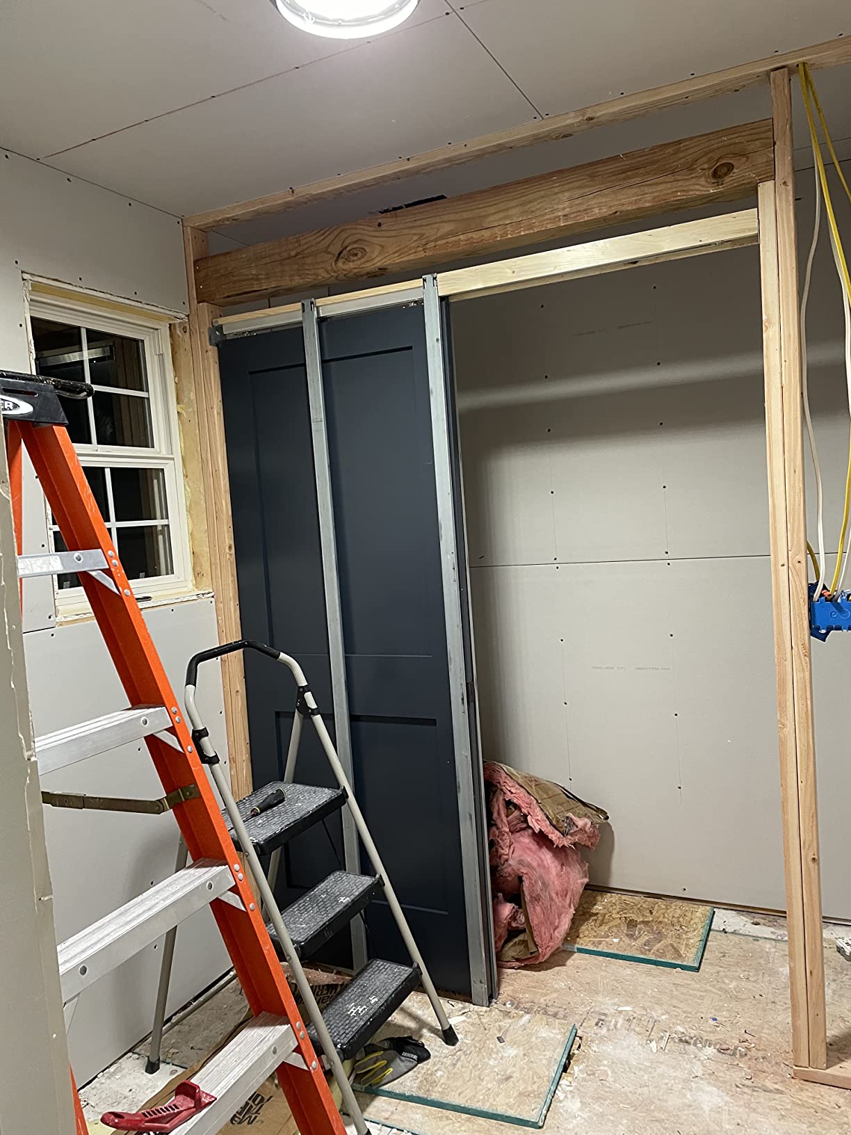 Johnson Hardware 1500 Soft Close Series Commercial Grade Pocket Door Frame for 2x4 Stud Wall (32 inch x 80 inch) customer photo 2