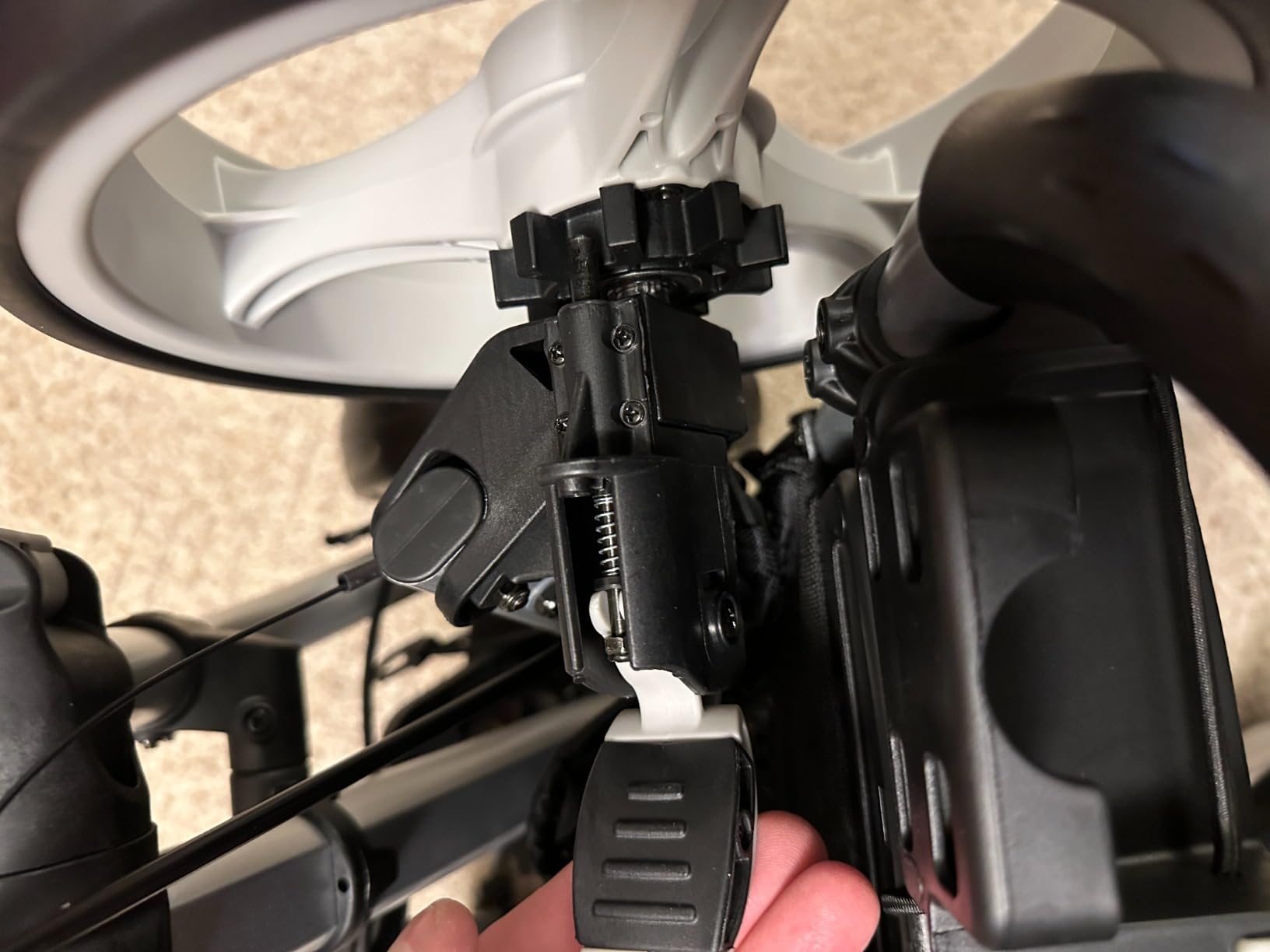 Caddytek CaddyTek Superlite 4 Wheel Golf Push Cart, Explorer Version 8 customer photo 2