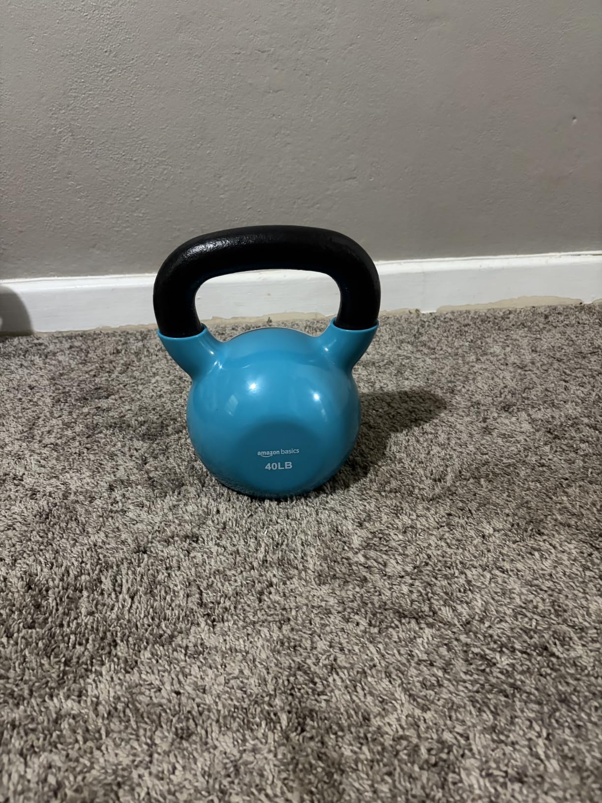 Amazon Basics Vinyl Kettlebell customer photo 1