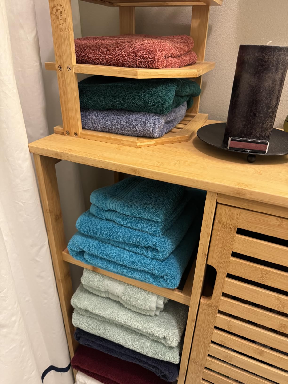 Cotton Paradise 100% Cotton Turkish Towel, Soft Absorbent Quick Dry, 40x80 Oversized Bath Sheet Towel, Dark Gray customer photo 2