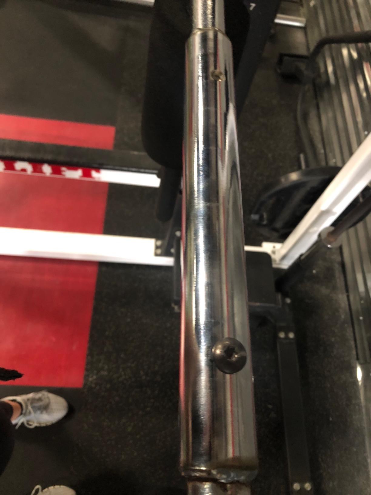 Fitness Safety Squat Olympic Bar, 700LB Capacity Squat Olympic Bar, 7 FT Safety Squat Bar Attachment with Shoulder and Arm Pads for Weight Lifting customer photo 2