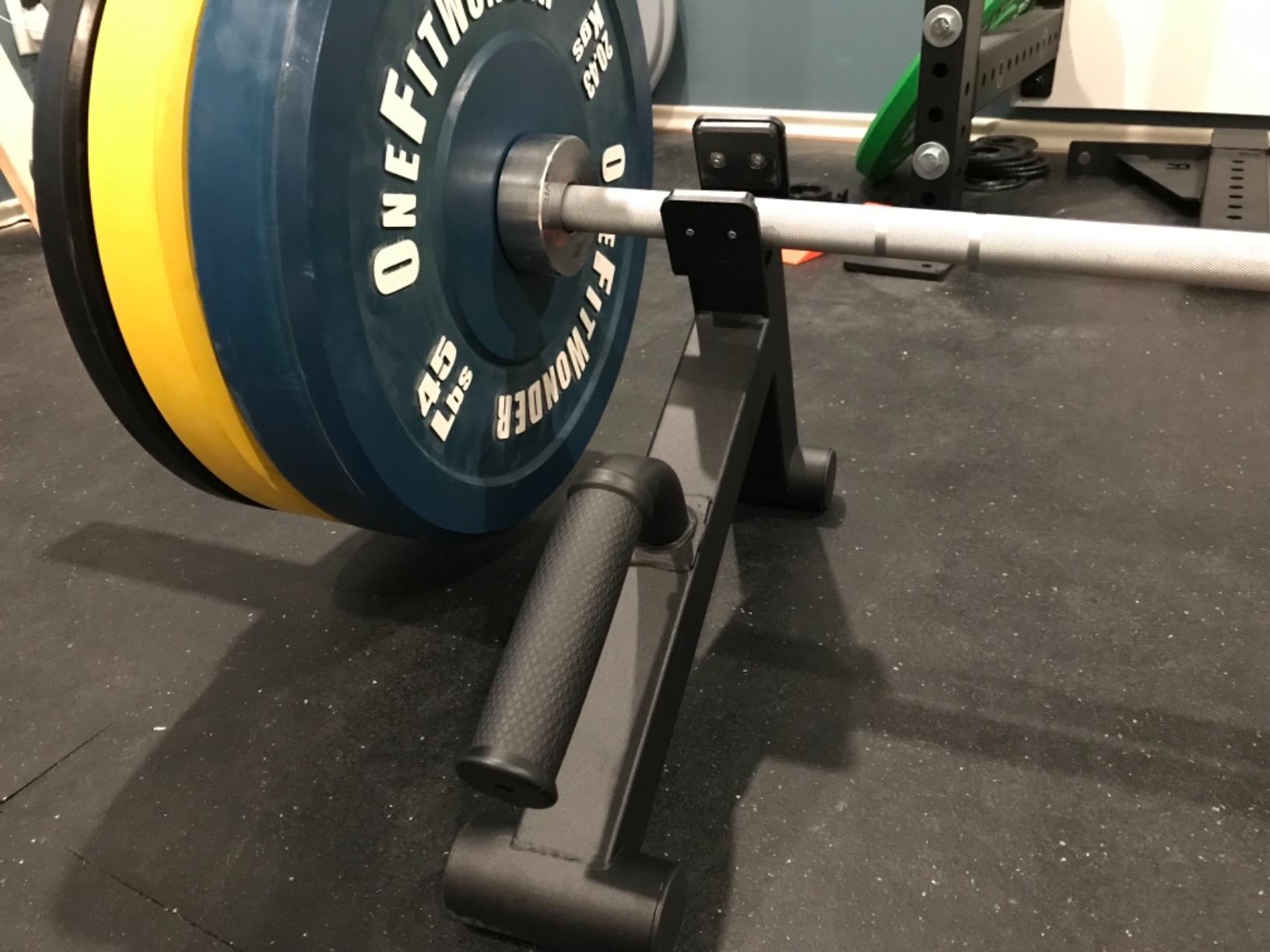 Yes4All Deadlift Jack/Barbell Stand - Holds 600lb Barbell Plates for Deadlift Exercise, Squat Wedge for Squat/Weight Training customer photo 2