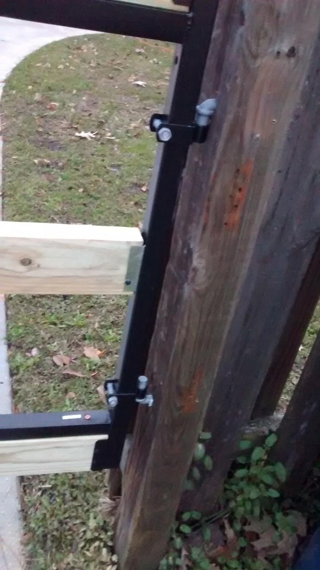 Adjust A Gate Steel Frame Gate Adjustable Building Kit for Doorway and Driveway, 36 to 60 Inches Wide and 4 Inches High, 2 Pack customer photo 2