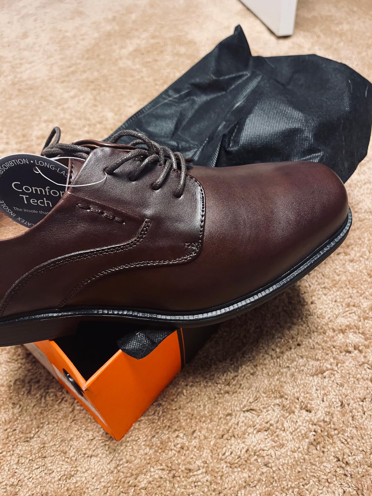 Wide Width Brown Oxfords for Men by La Milano customer photo 1