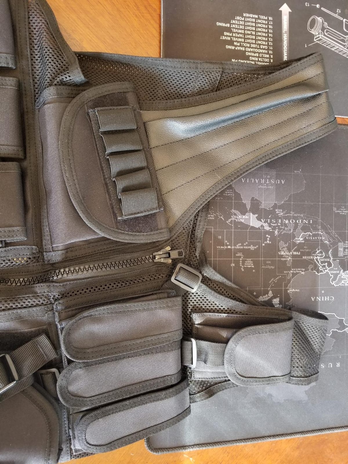 Marmot Tactical Vest Durable Mesh Vest with Detachable Belt & Holster for Subcompact/Compact/Standard Pistol customer photo 1