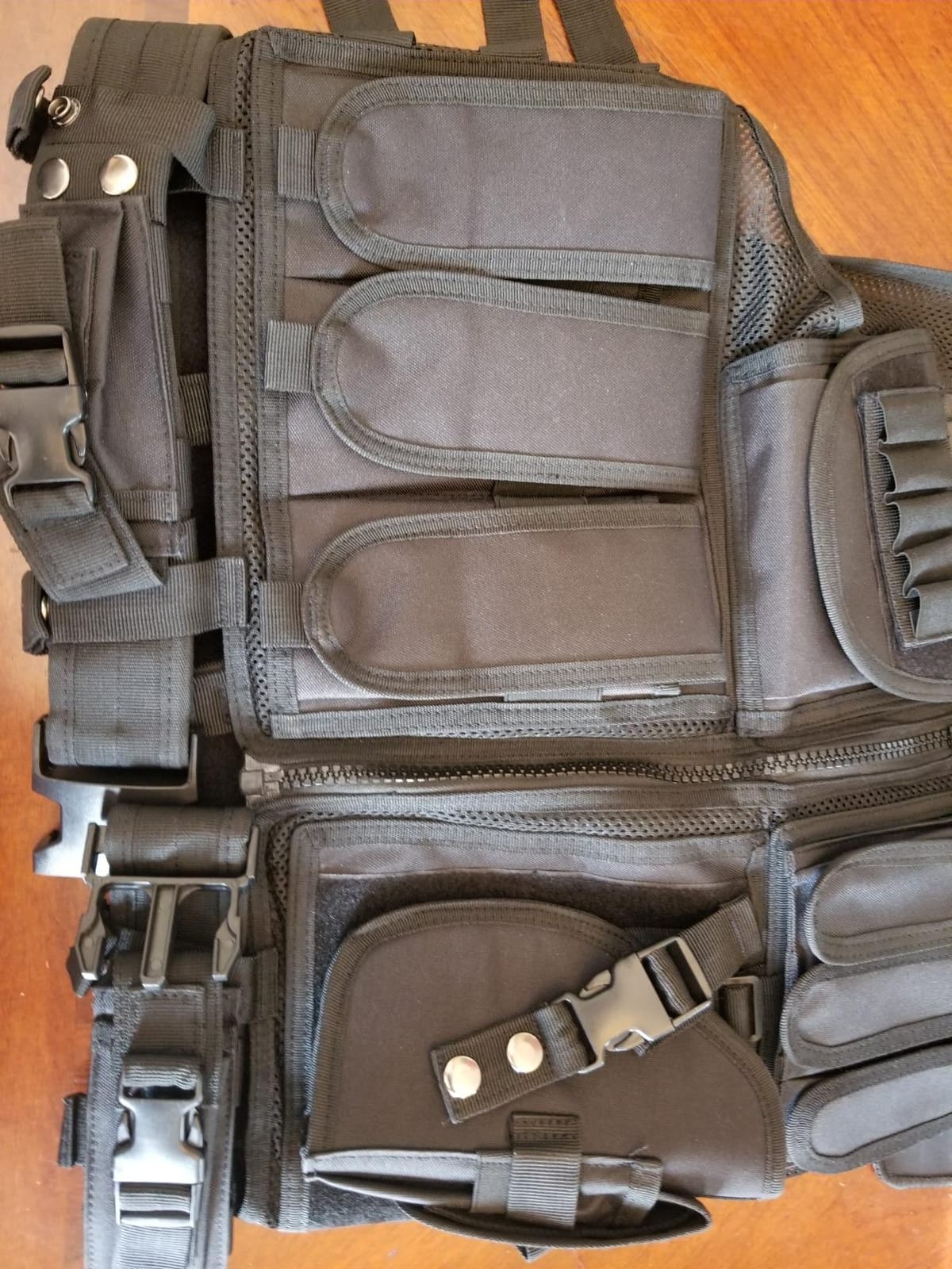 Marmot Tactical Vest Durable Mesh Vest with Detachable Belt & Holster for Subcompact/Compact/Standard Pistol customer photo 2