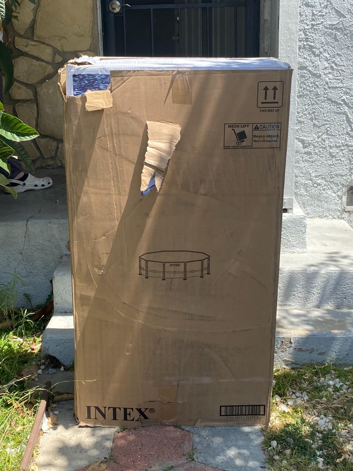 INTEX Prism Frame 20ft x 52in Round Above Ground Swimming Pool Set w/Pump | 26755EH - 1500 GPH Cartridge Filter Pump, Ladder, Pool Cover & Ground Cloth Included - Reinforced Steel Frame customer photo 2