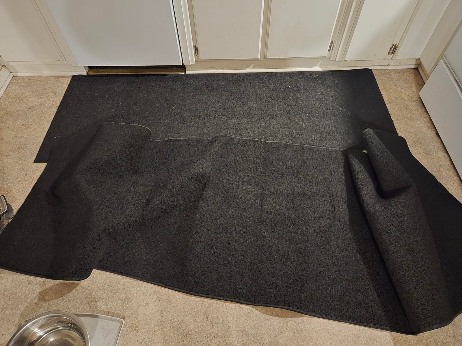 Ottomanson 3x10 Hallway Runner Rug - Non-Slip Kitchen Rugs | Solid Entryway Rug Runner Ultra Thin Floor Mat - 10 ft Carpet for Bathroom, Living Room, Bedroom, 2'7
